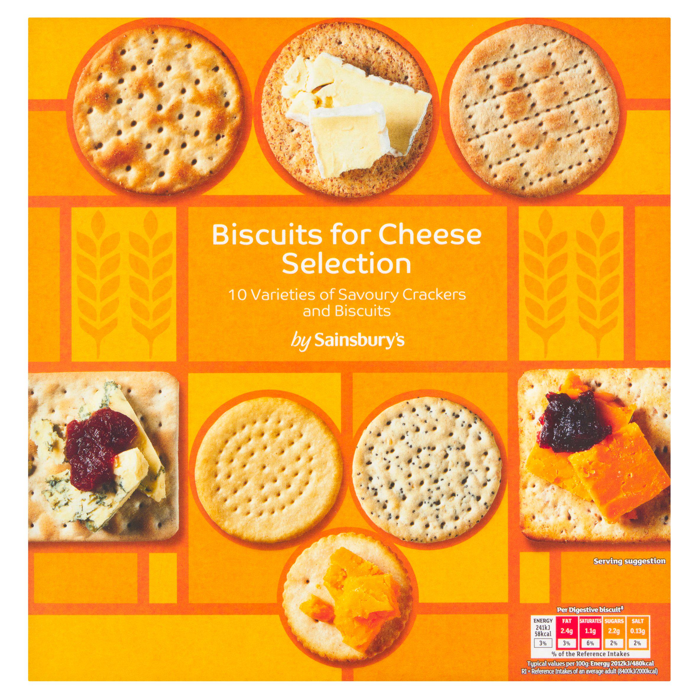 Sainsbury's Biscuits for Cheese Selection 500g