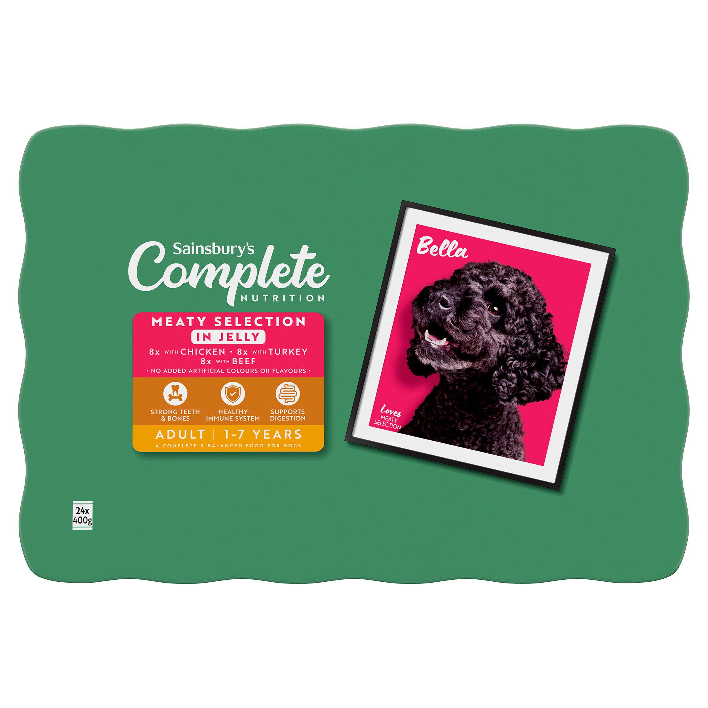 Sainsbury's Complete Nutrition Can Dog Food 24 x 400g