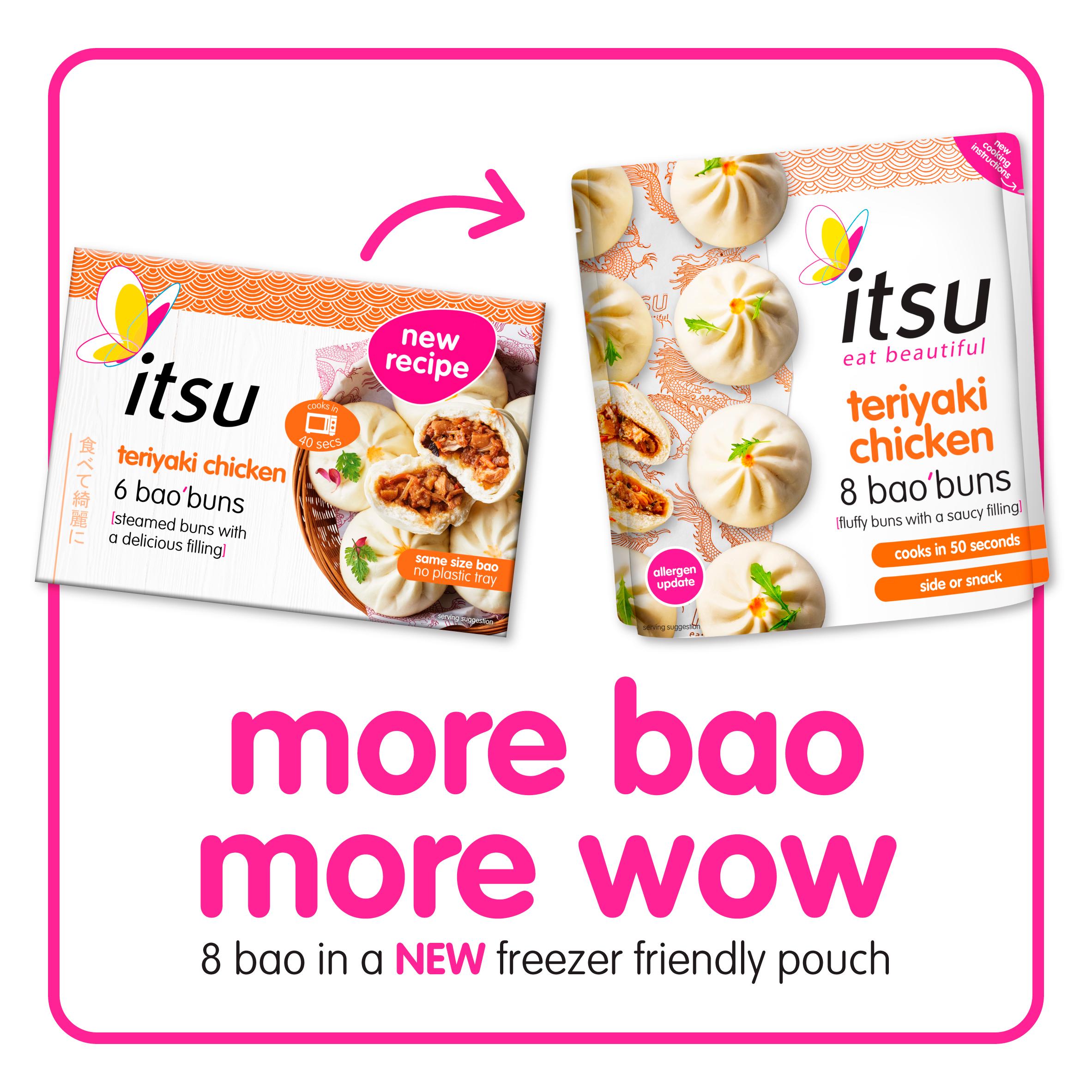 itsu Teriyaki Chicken Bao Buns x8 256g thumbnail 3