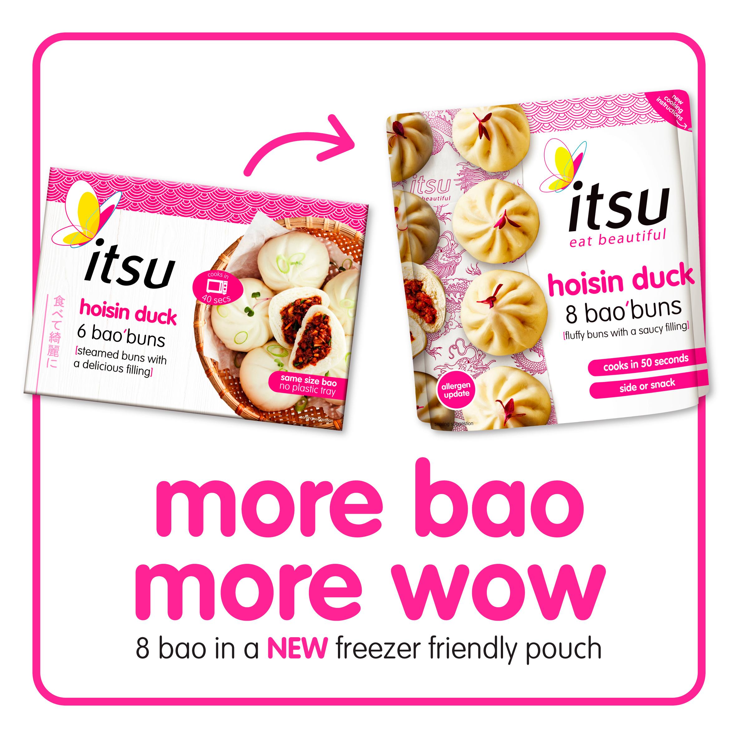 itsu Hoisin Duck Bao Buns x8 256g thumbnail 3