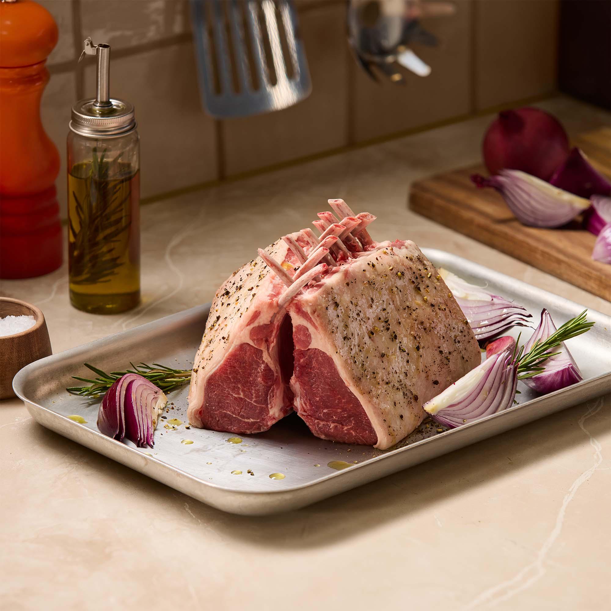 Sainsbury's Welsh Hill Lamb Guard of Honour, Taste the Difference (Approx. 1kg)
