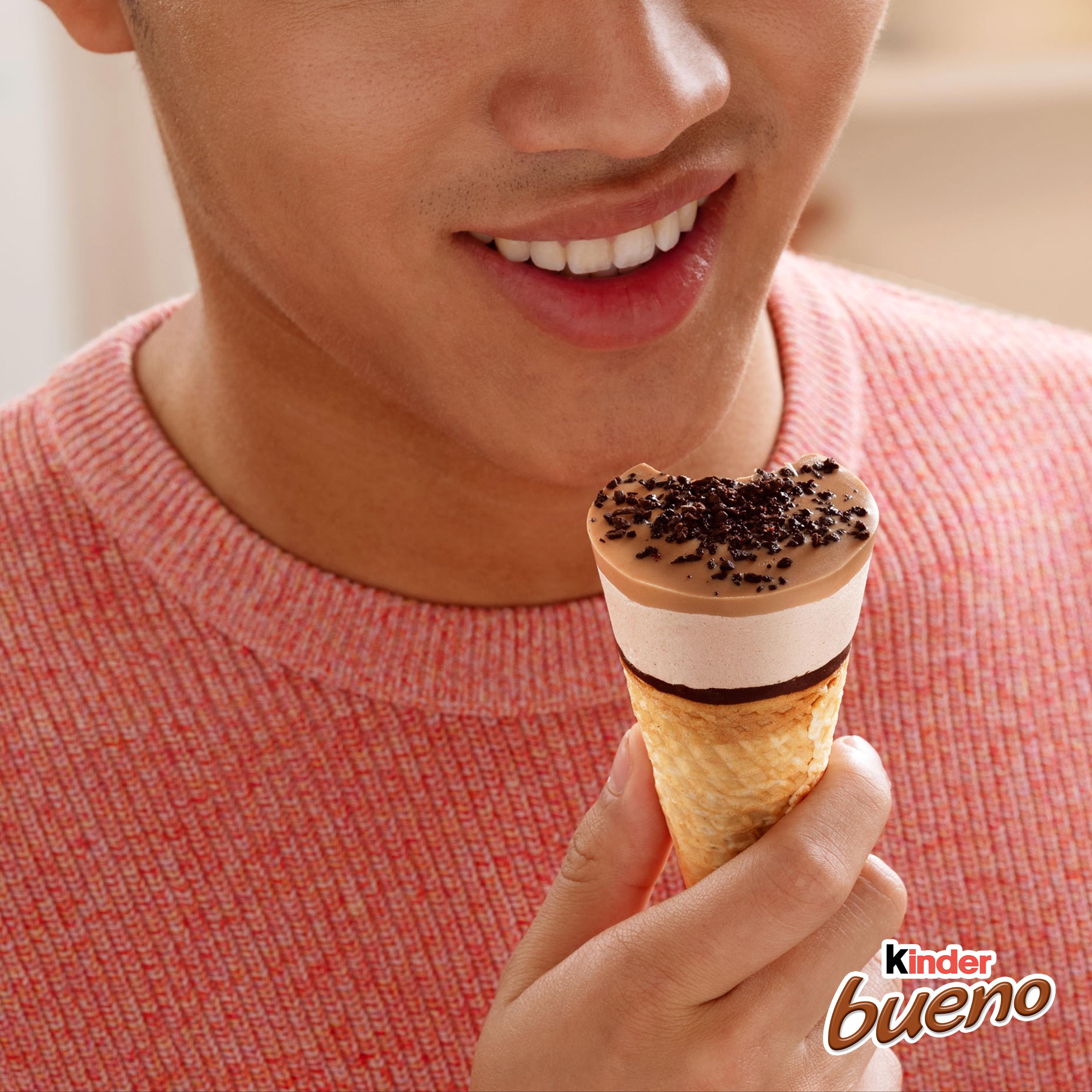 Kinder Bueno Classic Ice Cream Cones 4 x 90ml thumbnail 5