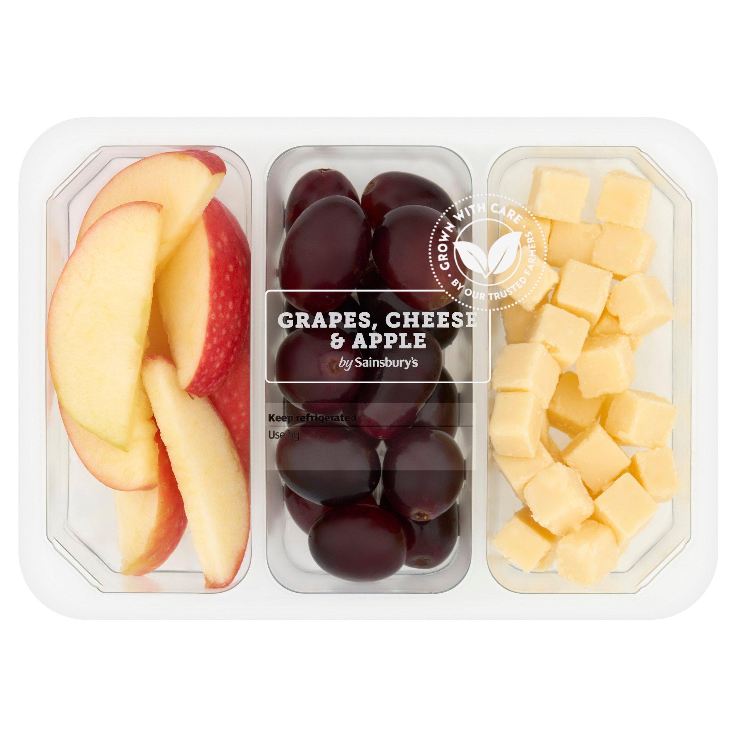 Sainsbury's Grapes, Cheese & Apple 250g