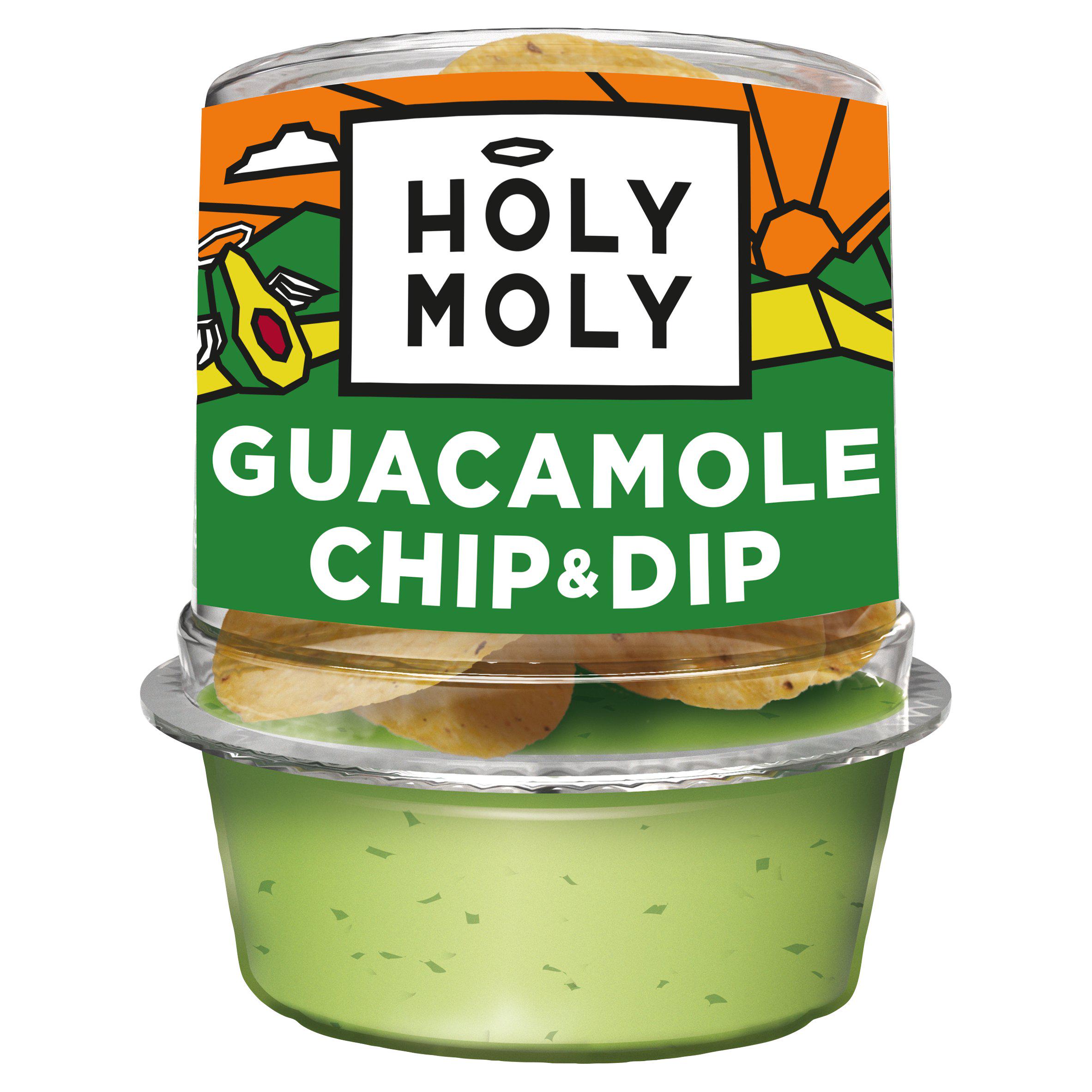 Holy Moly Guacamole Chip & Dip 77g