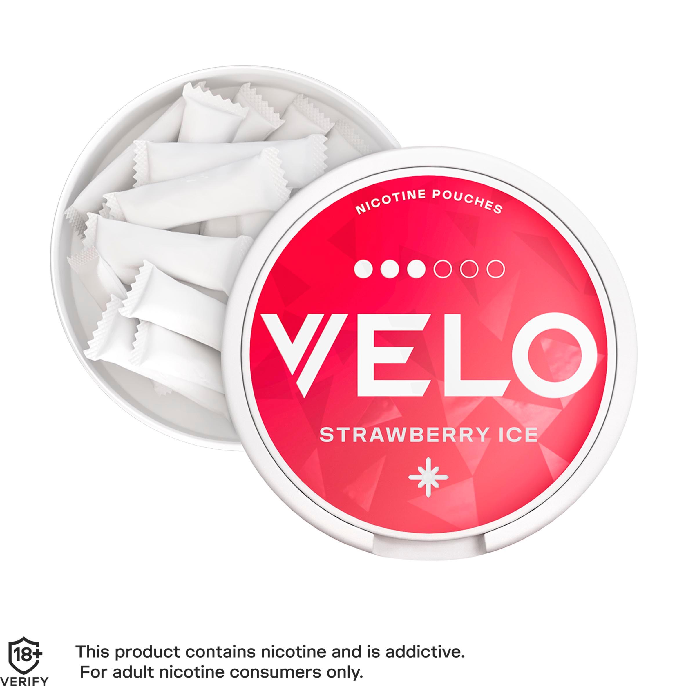 Velo Nicotine Pouch Strawberry Ice 10mg thumbnail 4
