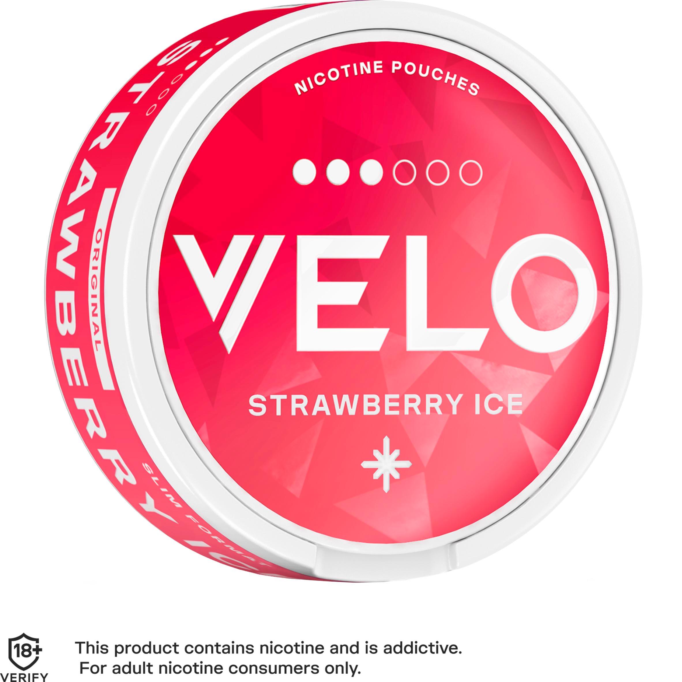 Velo Nicotine Pouch Strawberry Ice 10mg thumbnail 6