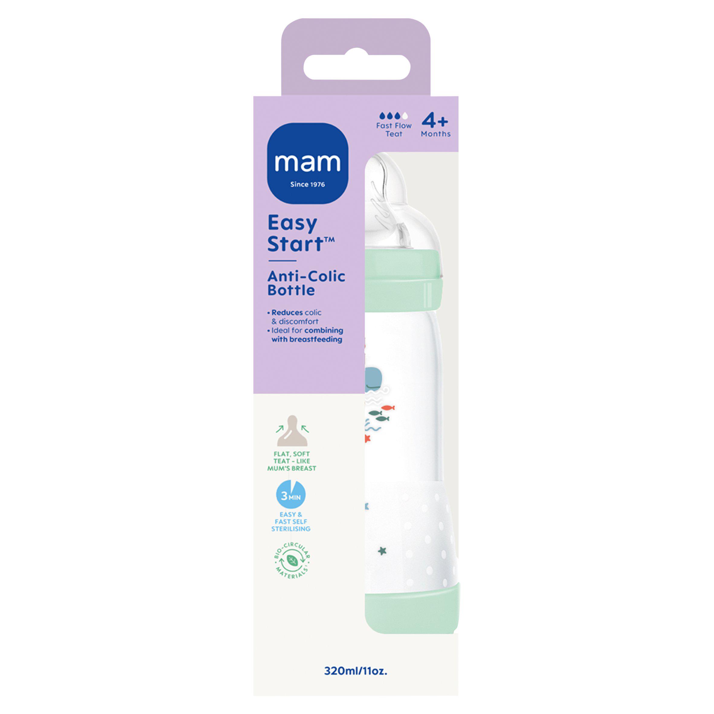 Mam Easy Start Anti Colic Bottle 4+ Months 320ml