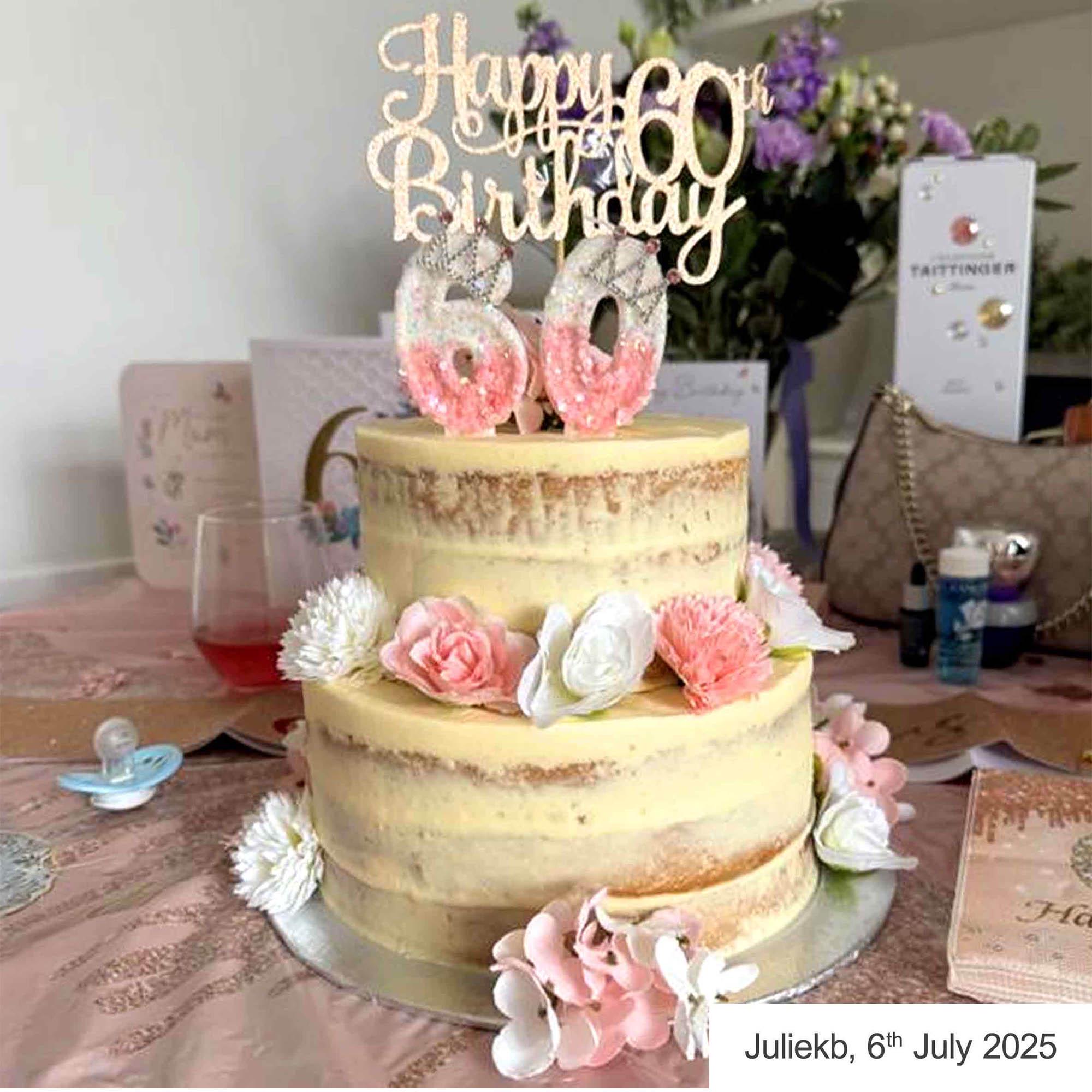 Sainsbury's 2.2kg Two Tier Vanilla Naked Cake thumbnail 4