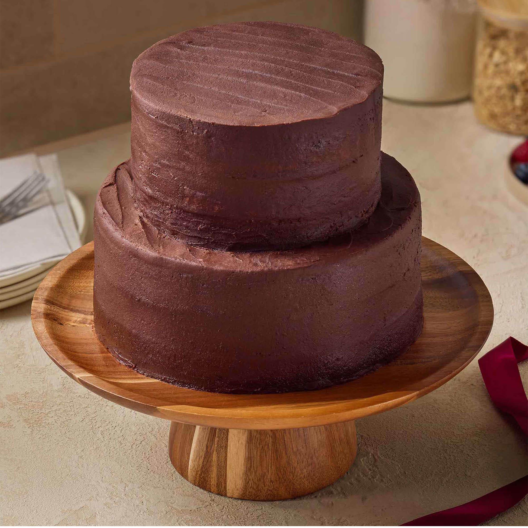 Sainsbury's 2.3kg Two Tier Chocolate Naked Cake