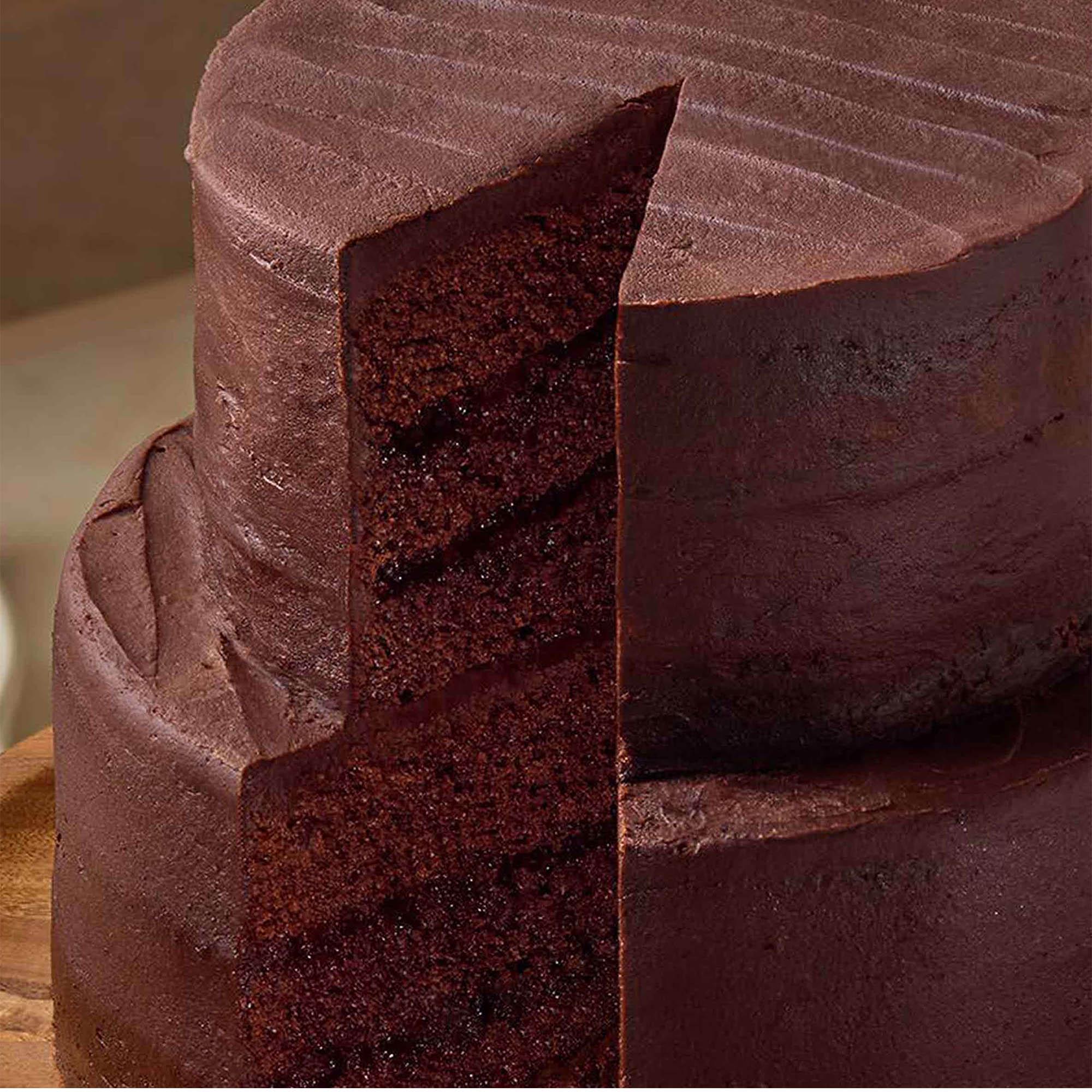 Sainsbury's 2.3kg Two Tier Chocolate Naked Cake thumbnail 3