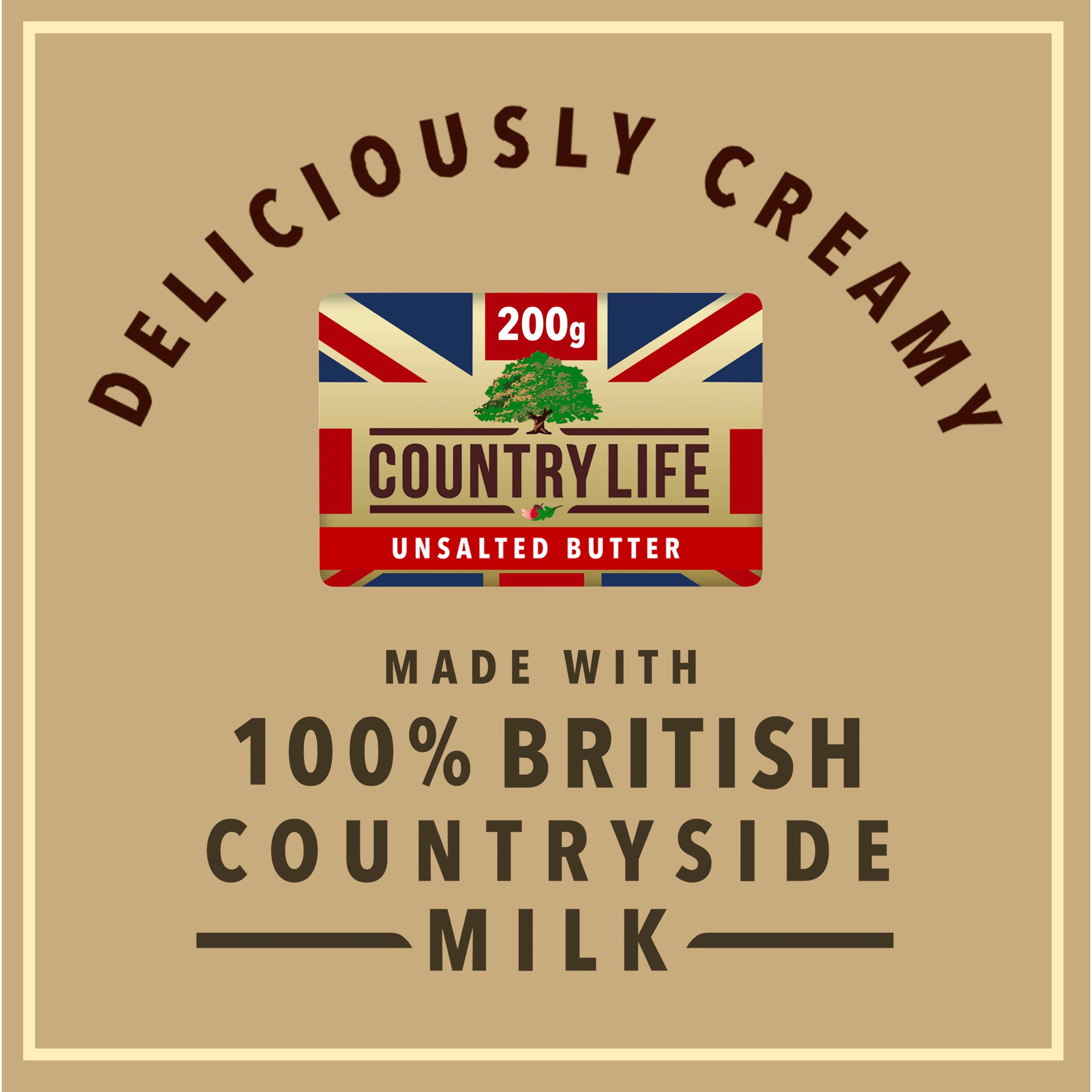Country Life Unsalted Butter 200g thumbnail 2