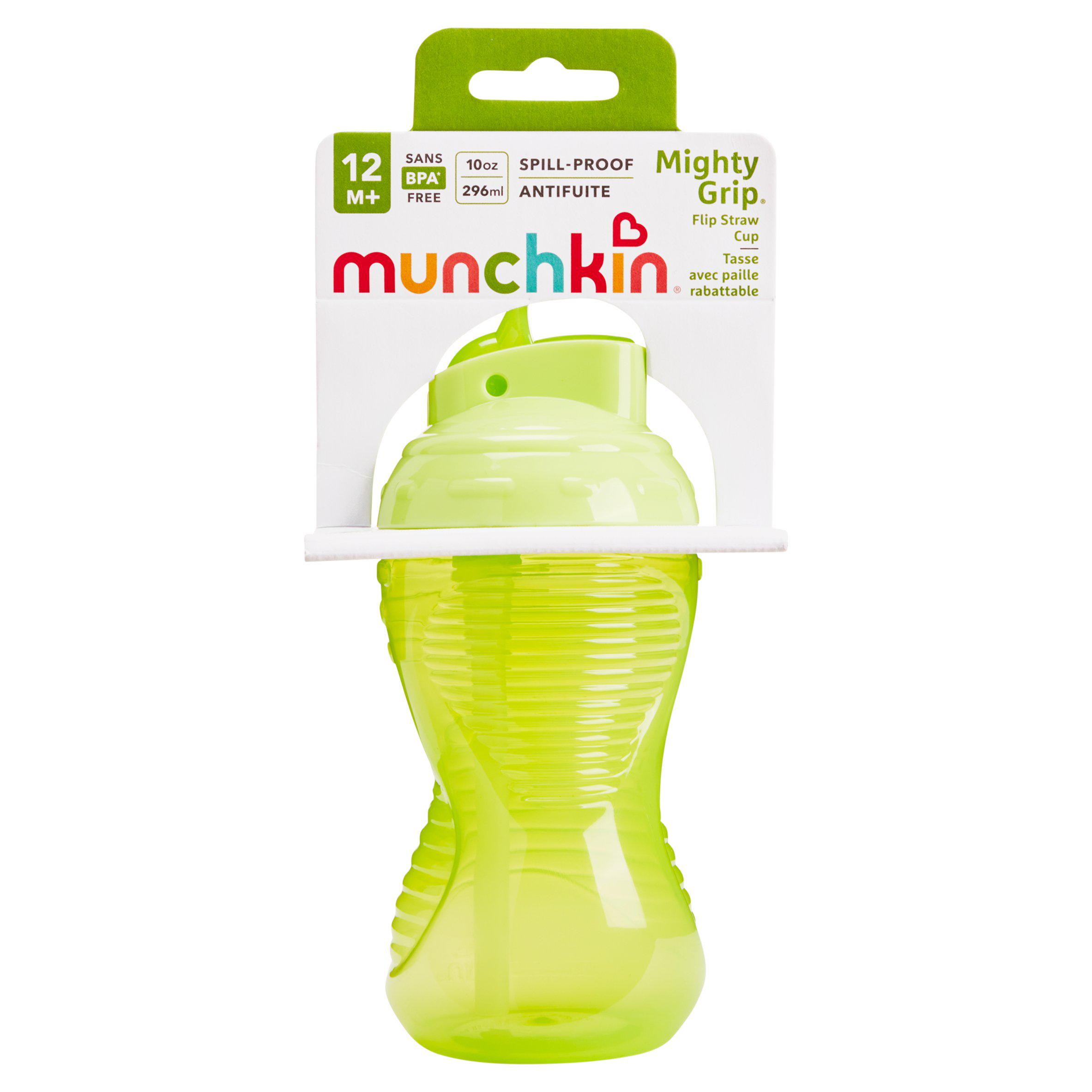 Munchkin Mighty Grip Flip Straw Cup 12+ Months 296ml