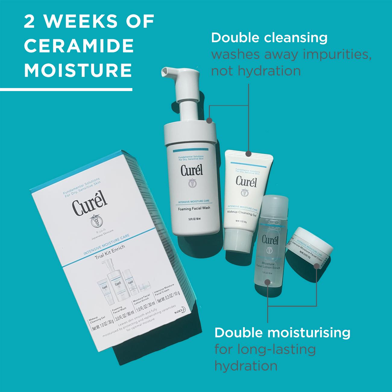 Curél Enrich Trial & Travel Kit 2 Week Skincare Routine for Dry Sensitive Skin thumbnail 2