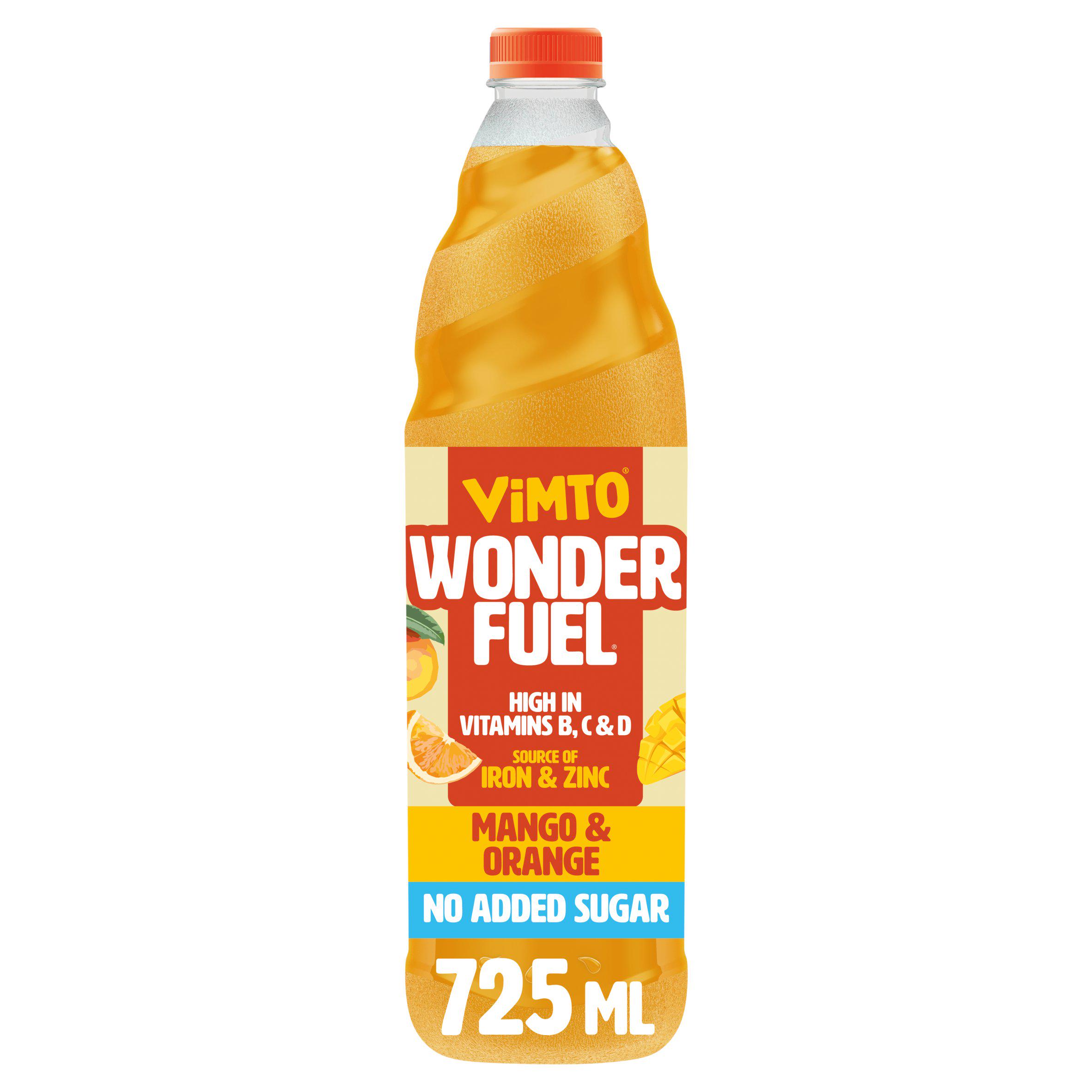 Vimto Wonderfuel Mango & Orange Squash