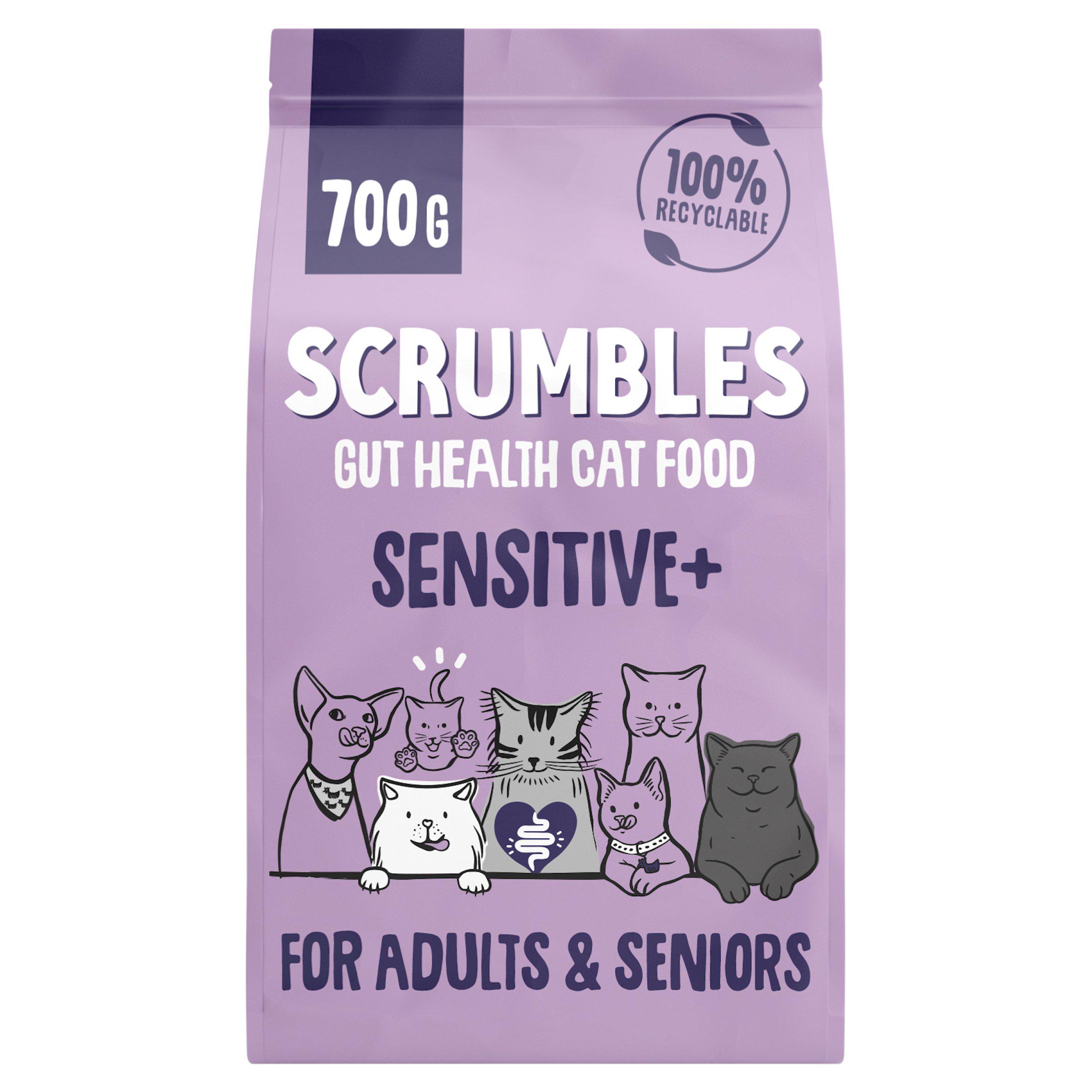Scrumbles Dry Cat Food Grain Free Sensitive+