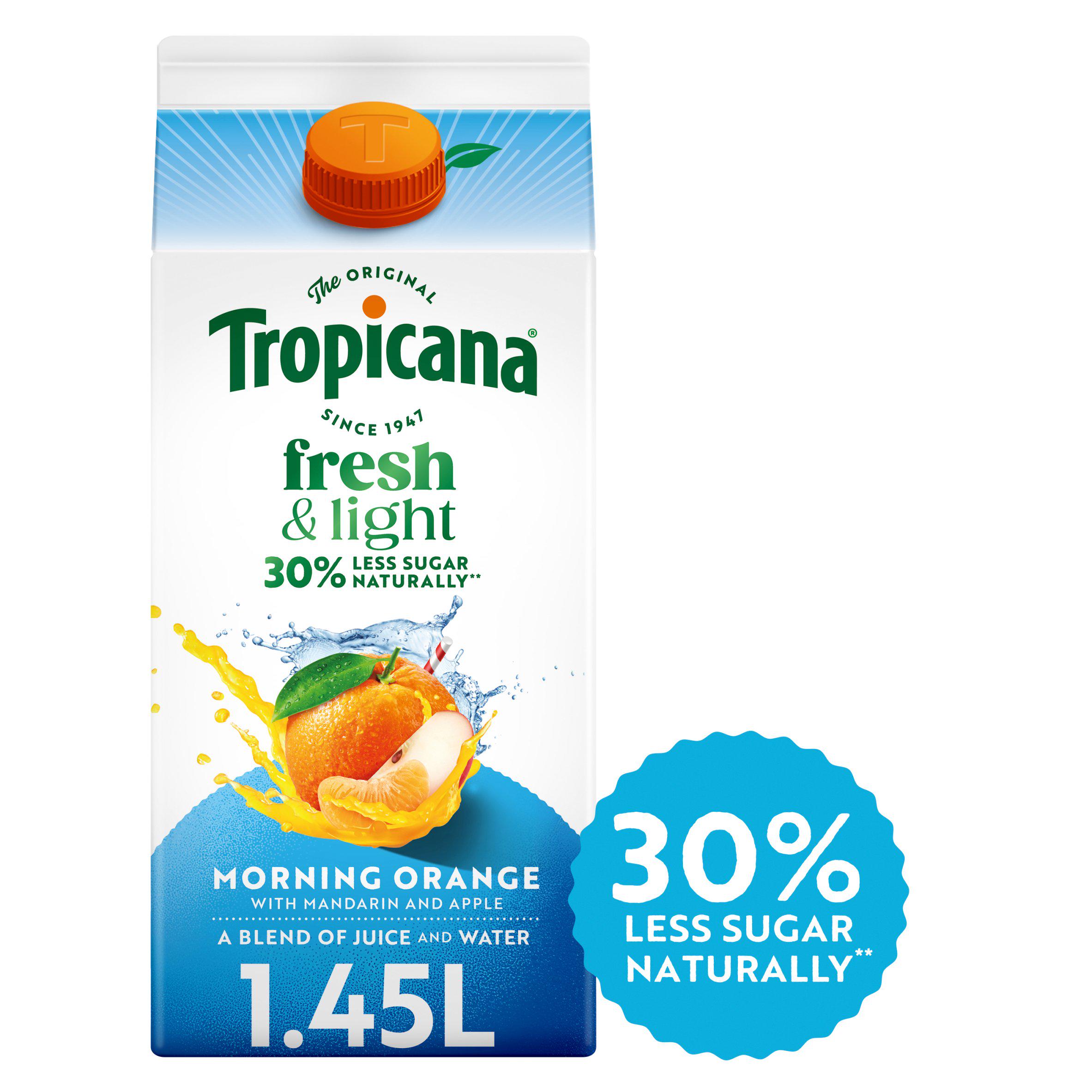 Tropicana Fresh & Light Morning Orange 1.45L