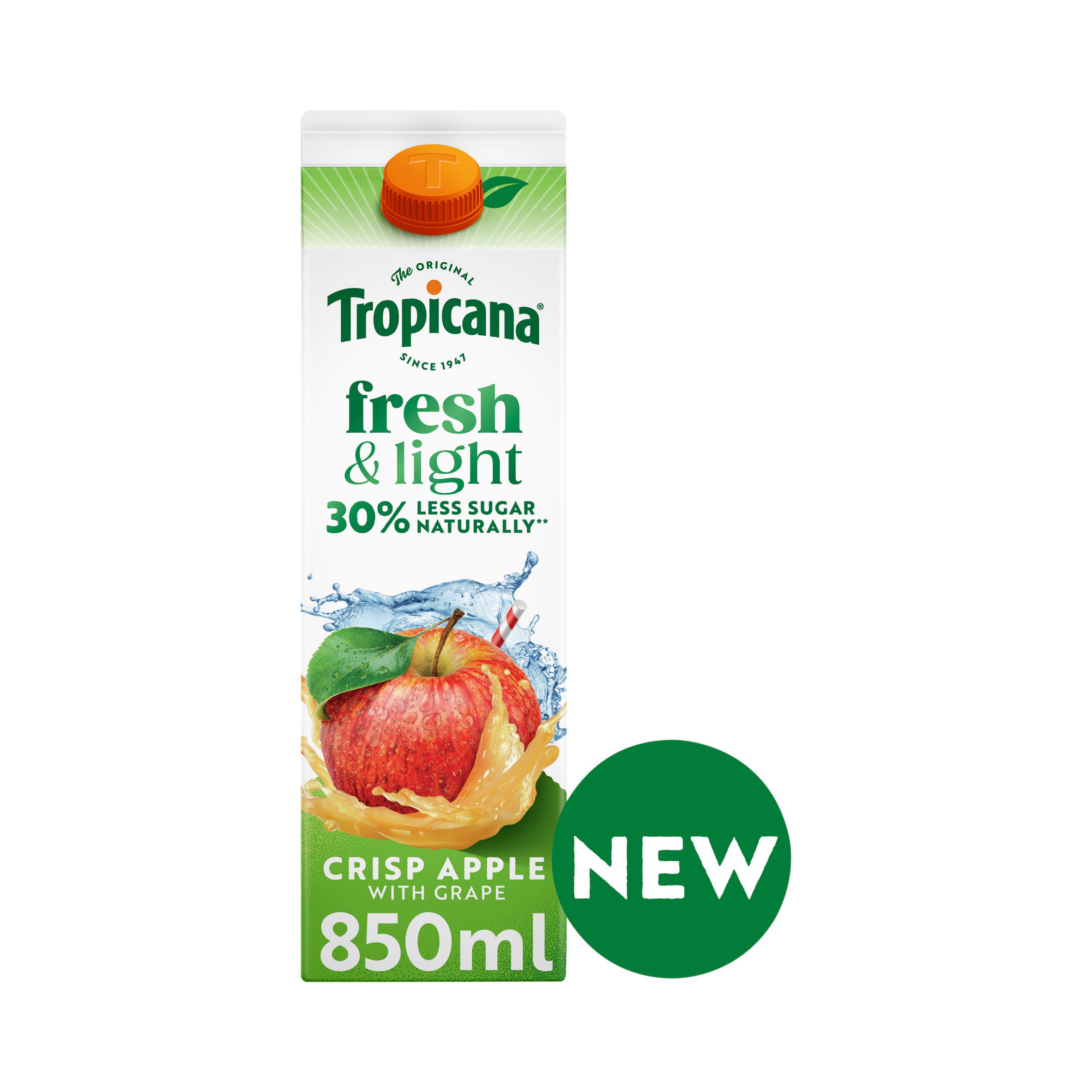 Tropicana Fresh & Light Crisp Apple 850ml