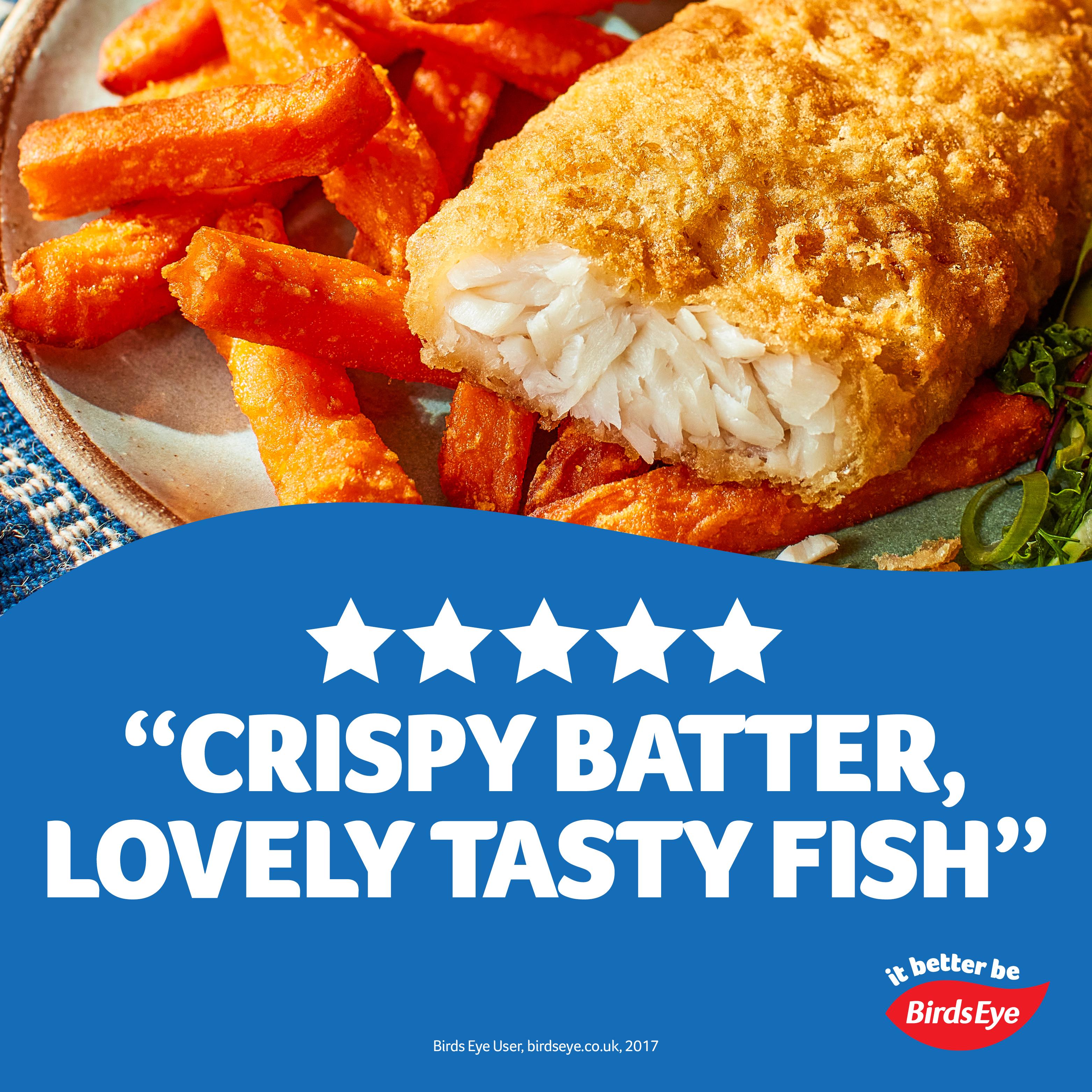Birds Eye Battered Cod Fillets x4 400g thumbnail 3