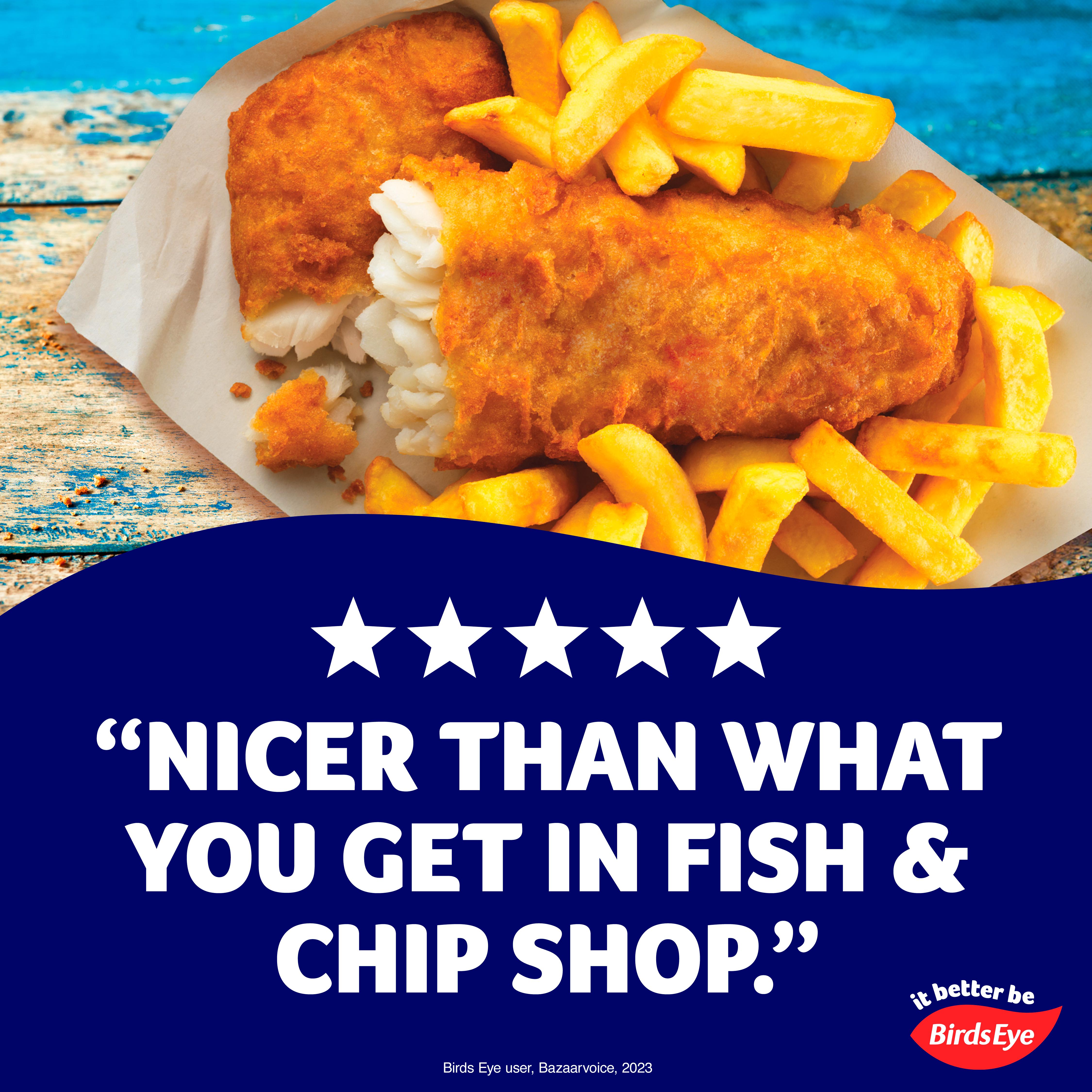 Birds Eye Battered Haddock Fillets x4 400g thumbnail 3