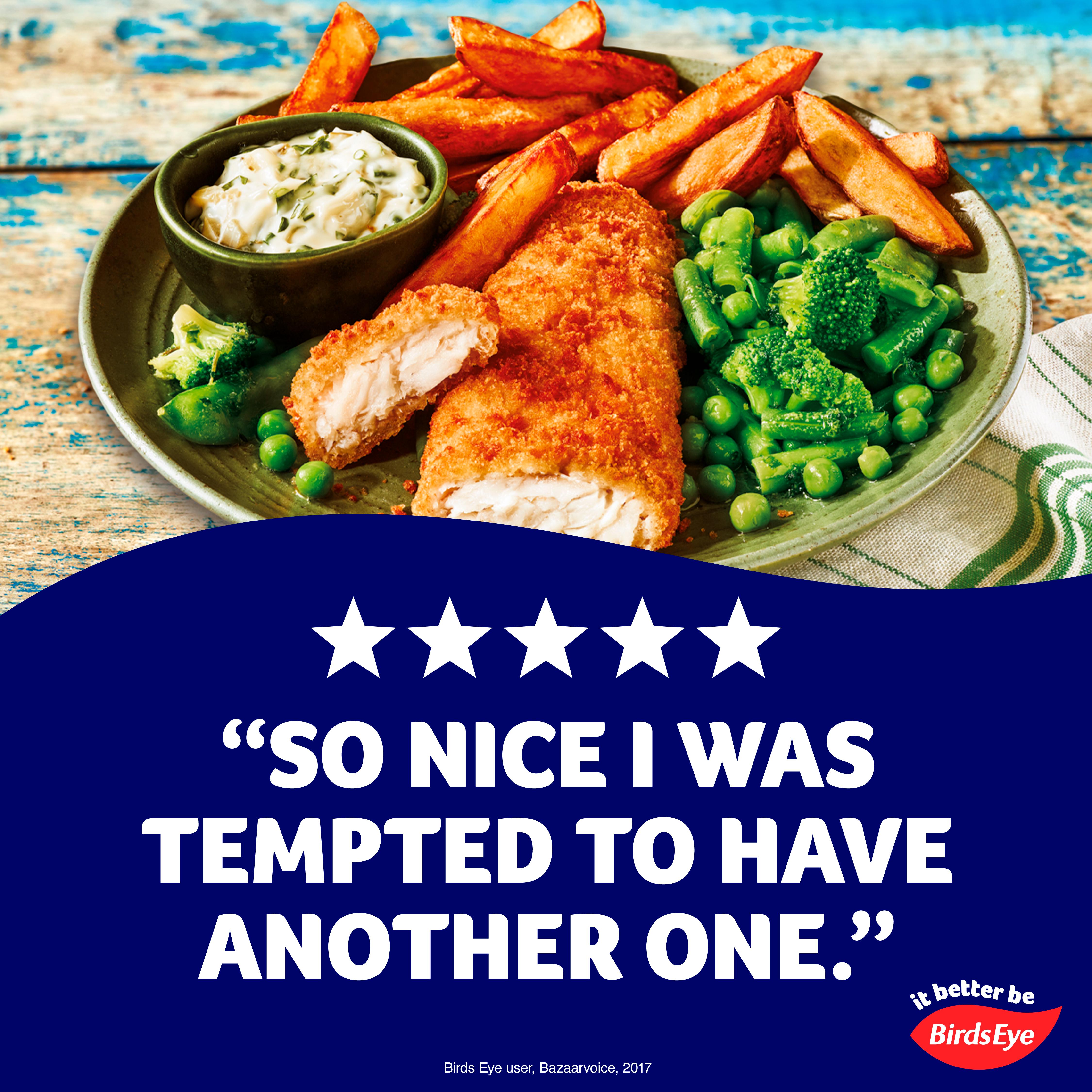 Birds Eye Breaded Haddock Fillets x4 400g thumbnail 3