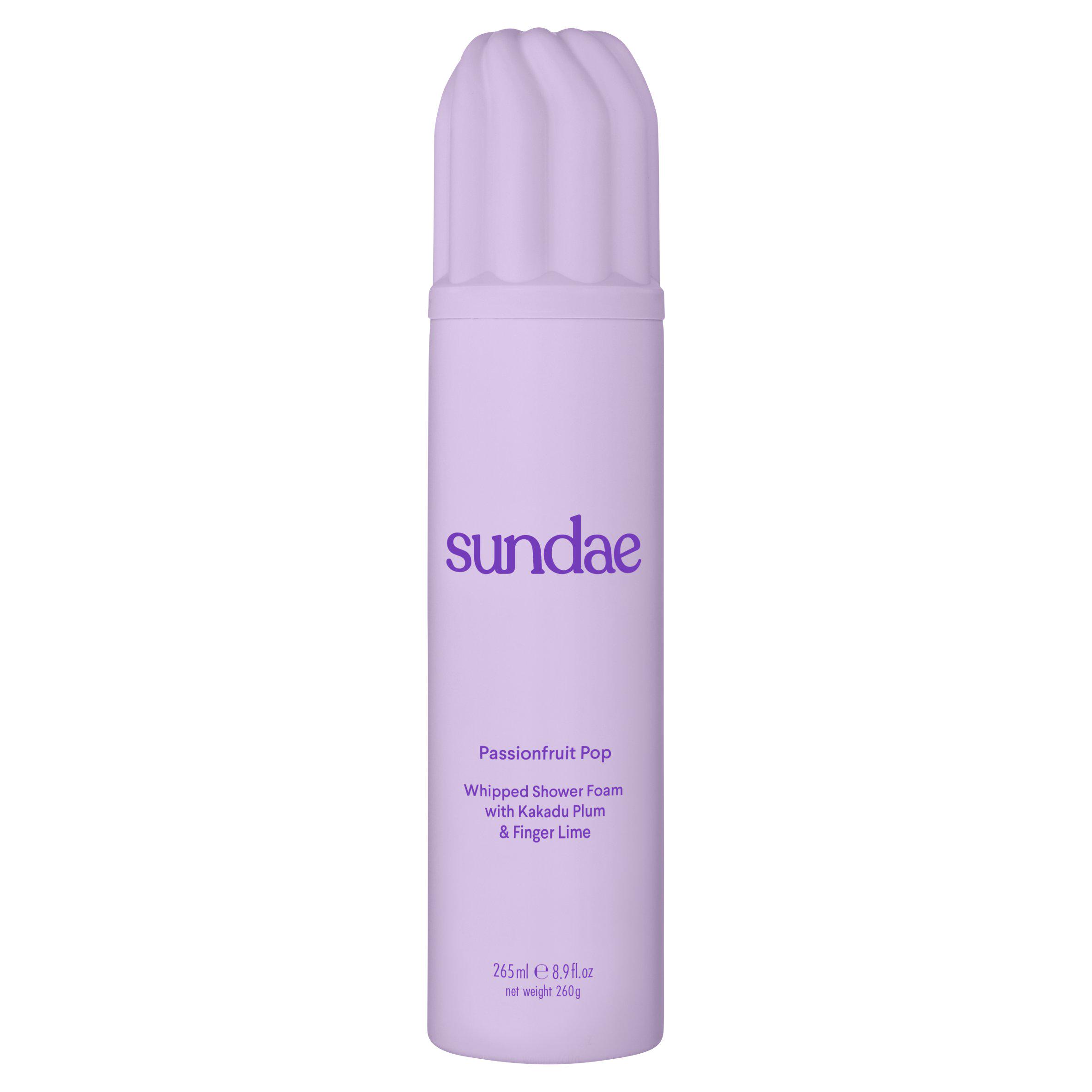 Sundae Passionfruit Pop Whipped Shower Foam with Kakadu Plum & Finger Lime 265ml