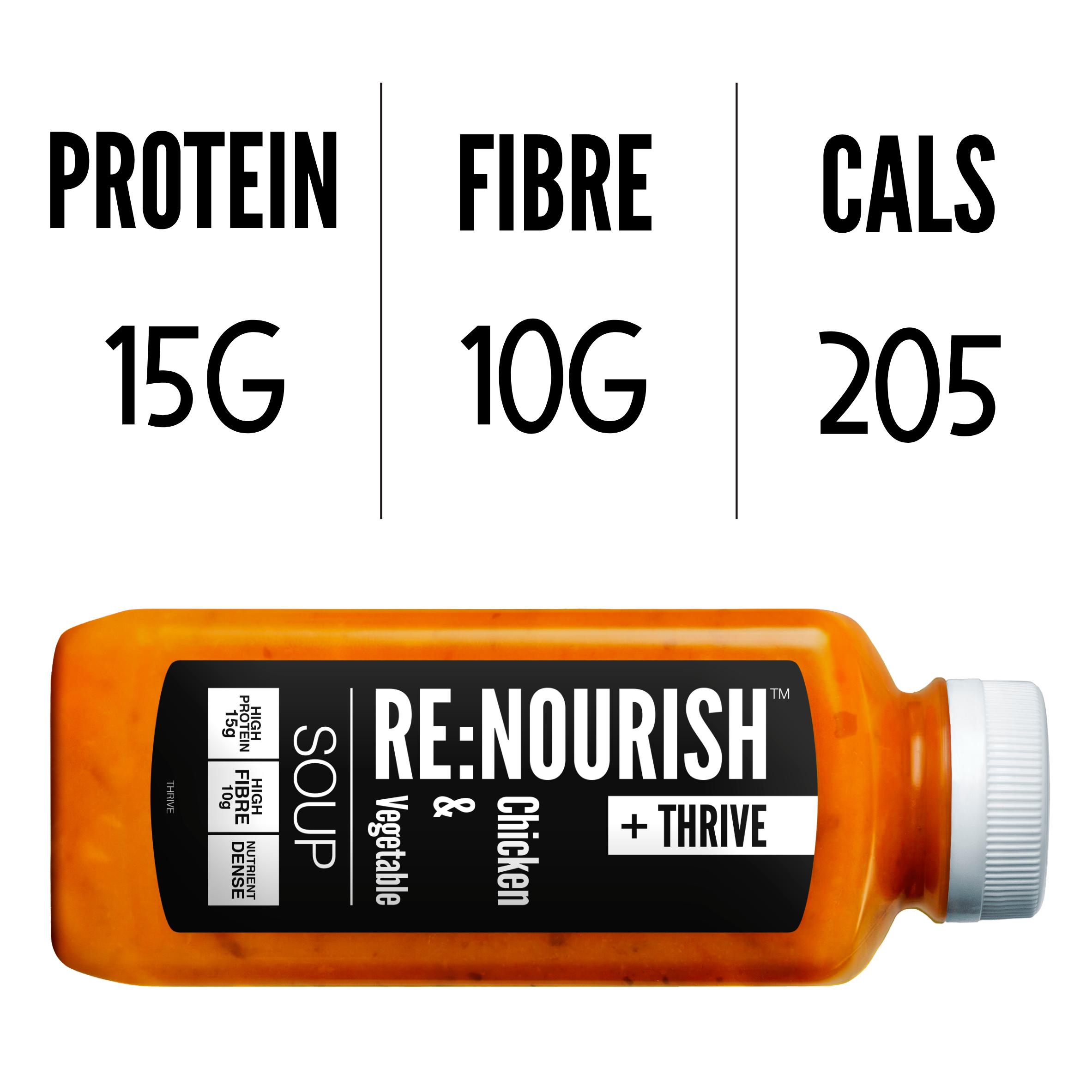 Renourish +Thrive Chicken & Vegetable Soup 500g thumbnail 2