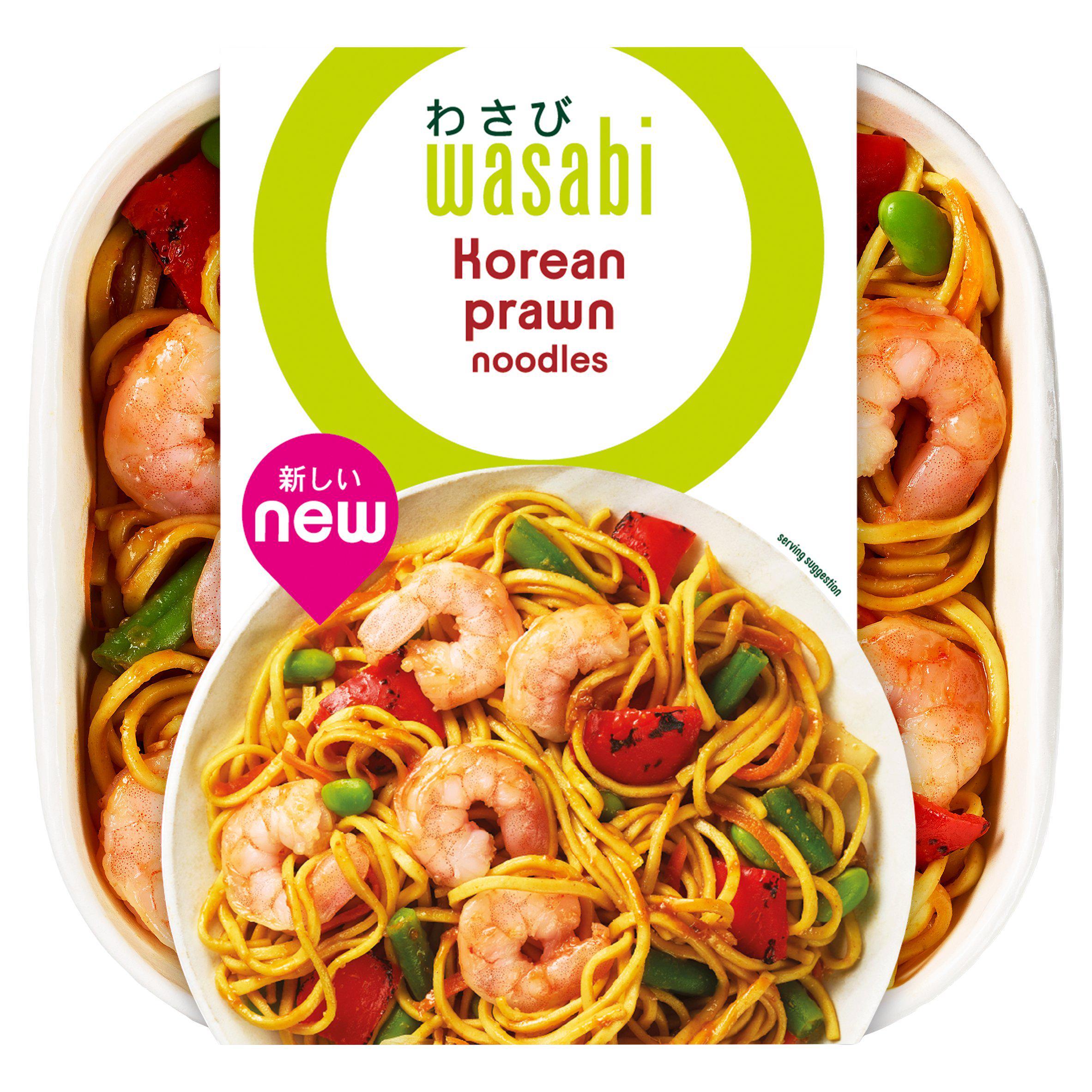 Wasabi Korean Prawn Noodles 400g