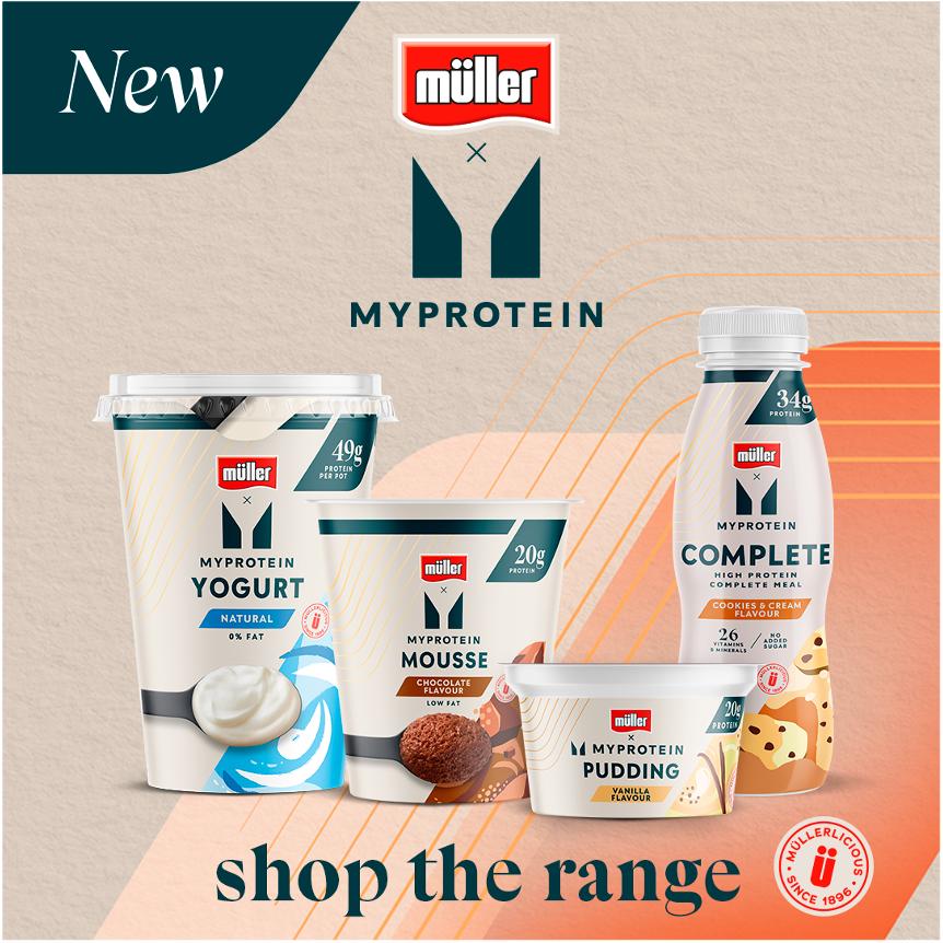 Müller Myprotein High Protein Vanilla Yogurt with Chocolate Balls thumbnail 3