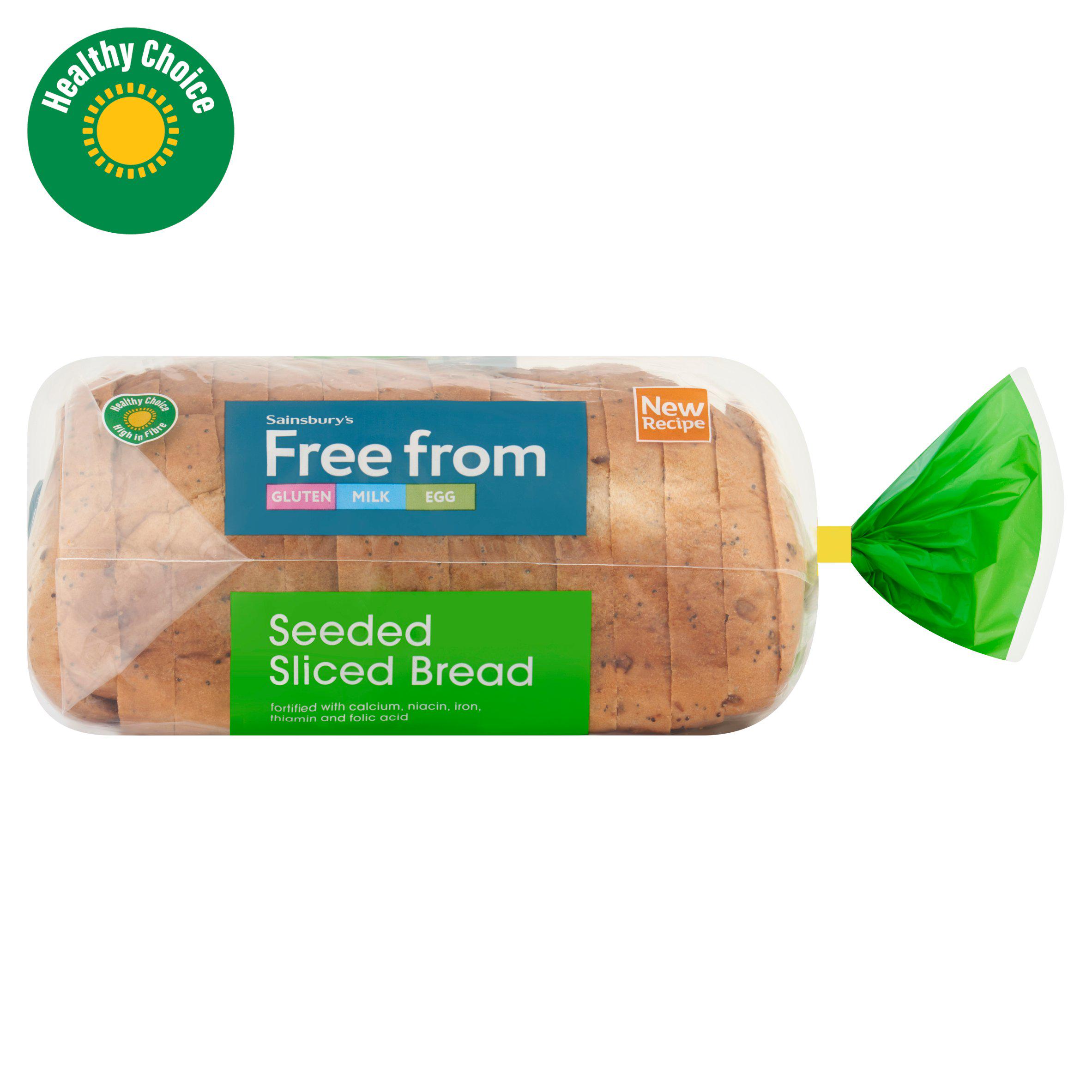 Sainsbury's Free From Seeded Sliced Bread 535g