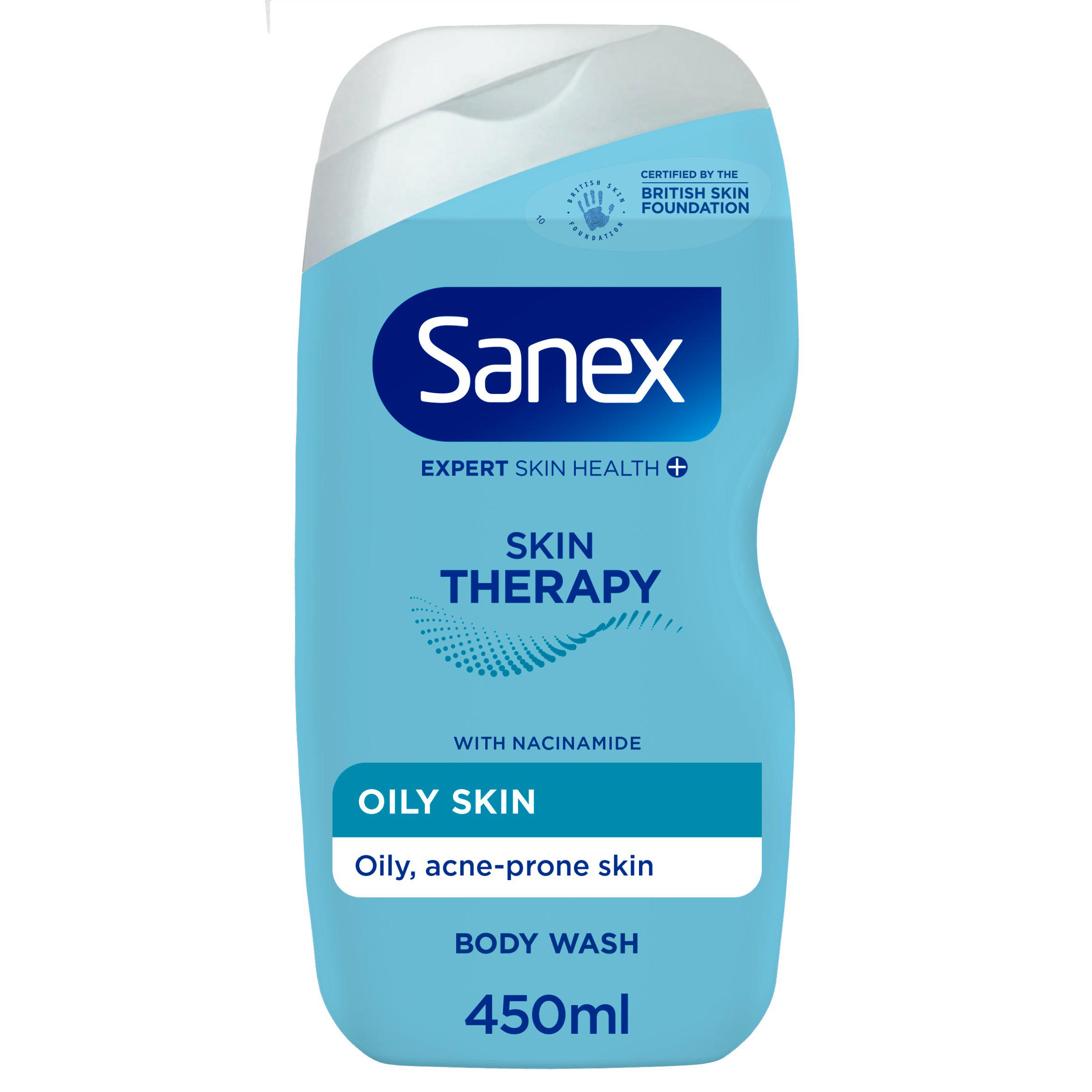 Sanex Skin Therapy Breakout Control Body Wash Shower Gel 450ml