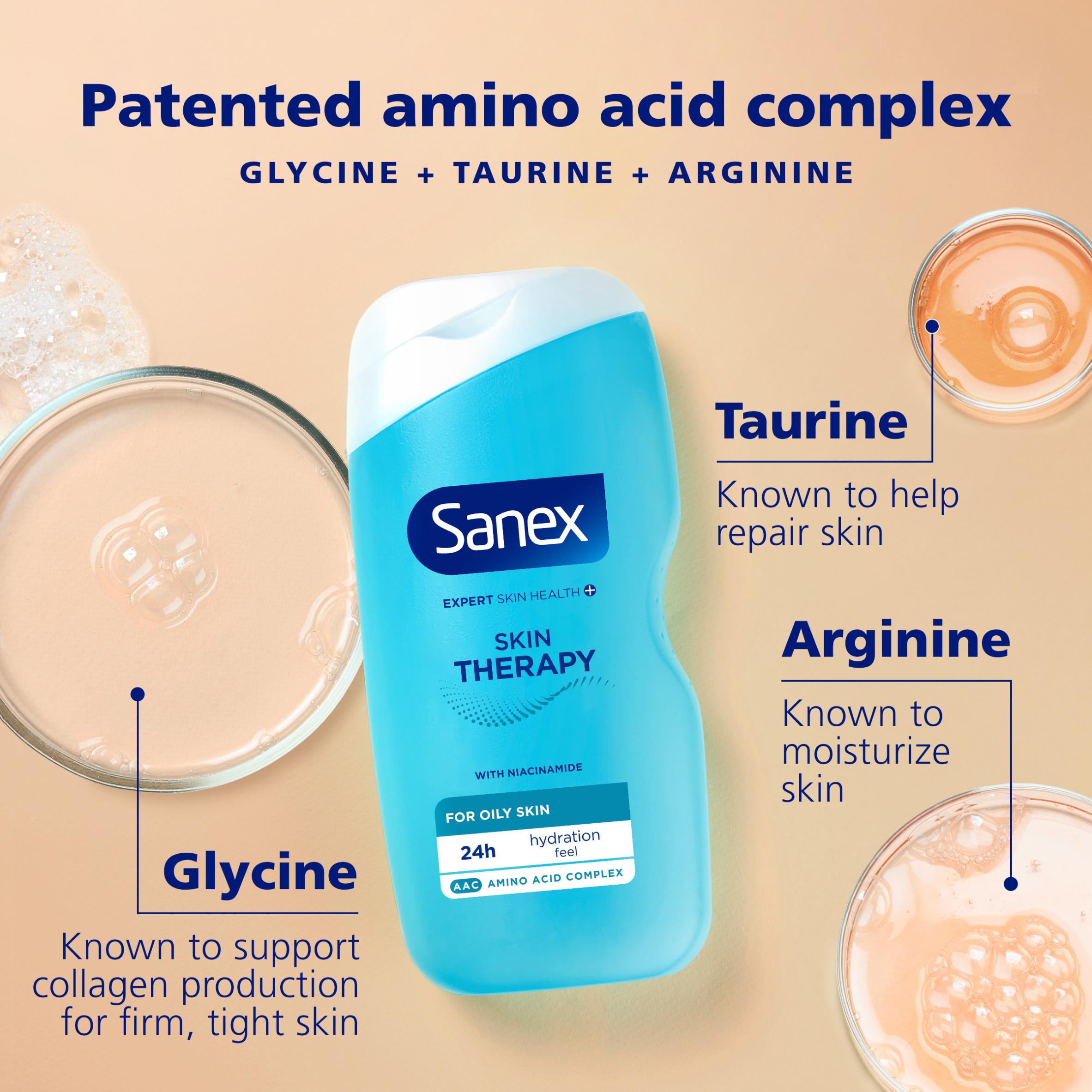 Sanex Skin Therapy Oily Skin Shower Gel Body Wash 450ml thumbnail 3