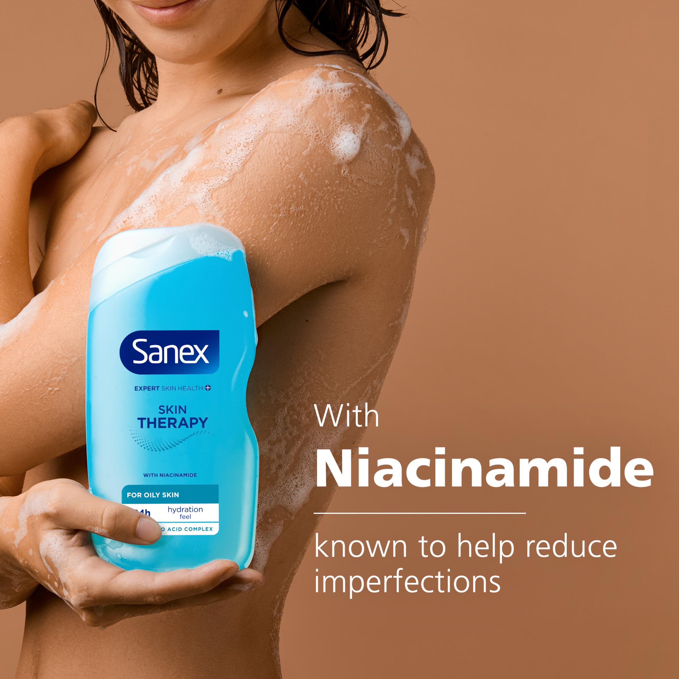 Sanex Skin Therapy Oily Skin Shower Gel Body Wash 450ml thumbnail 4