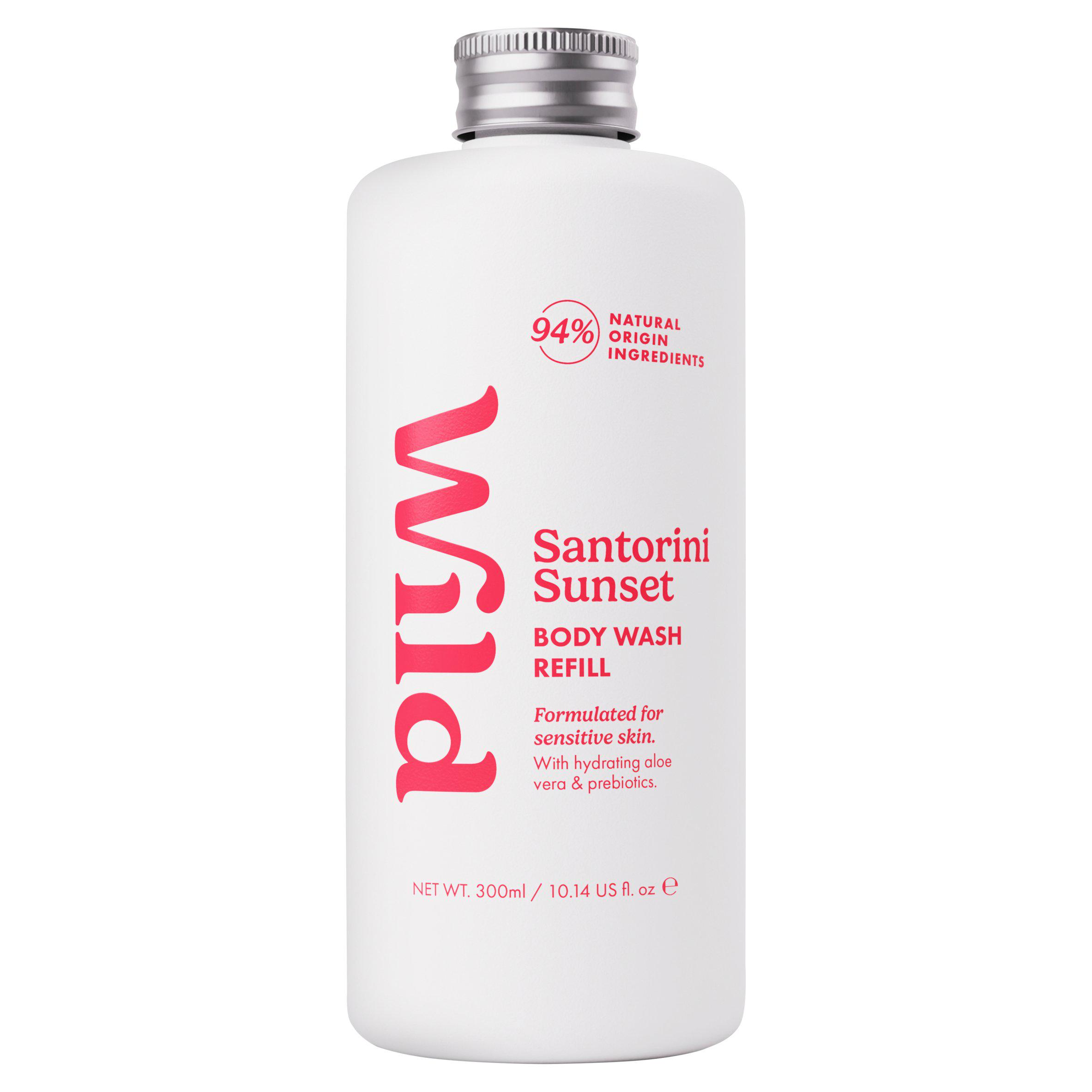 Wild Body Wash Refill Santorini Sunset 300ml