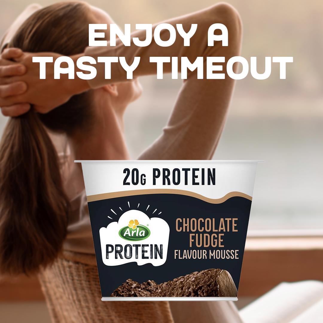 Arla Protein Chocolate Fudge Flavour Mousse 200g thumbnail 5