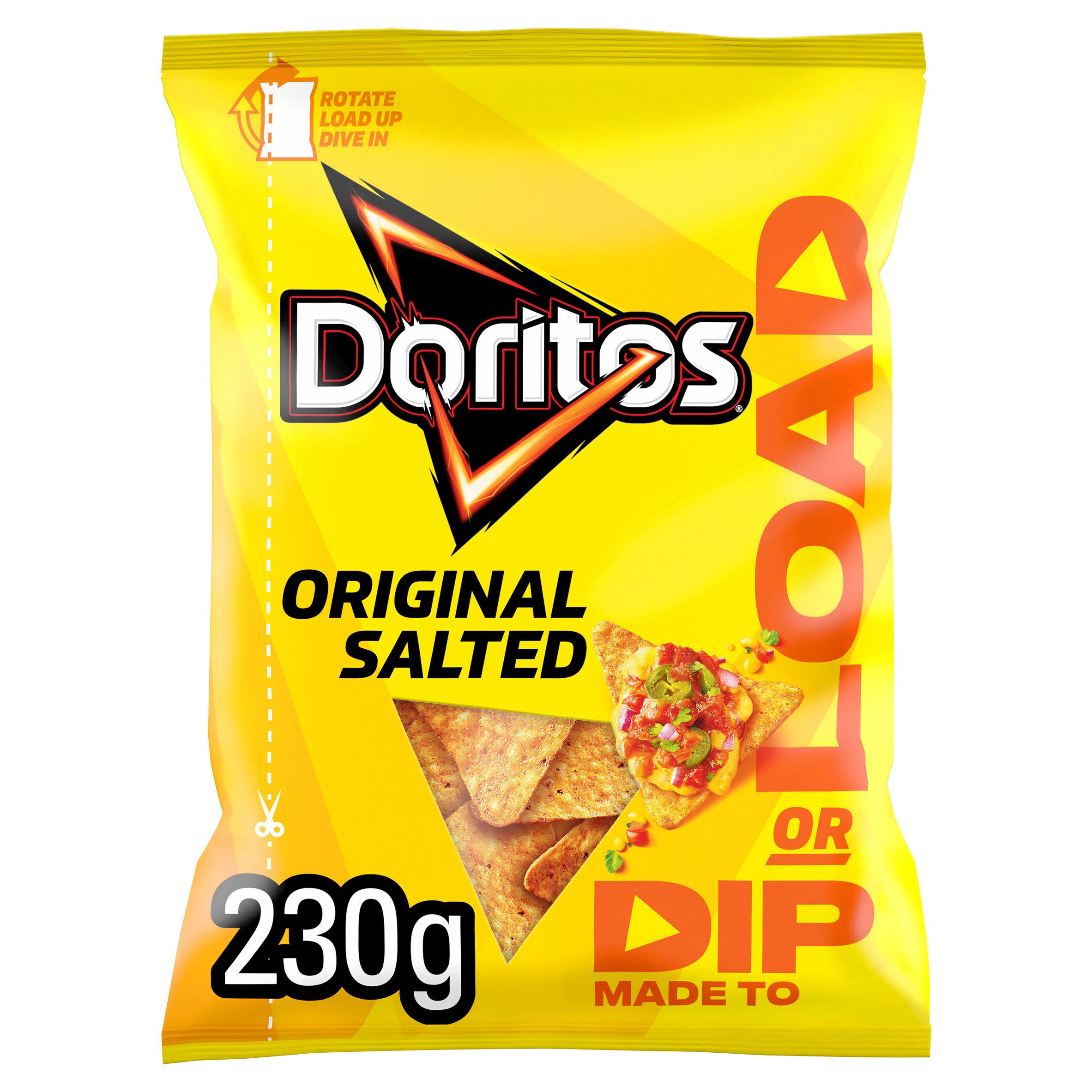 Doritos Dip or Load Salted Tortilla Chips Sharing Crisps