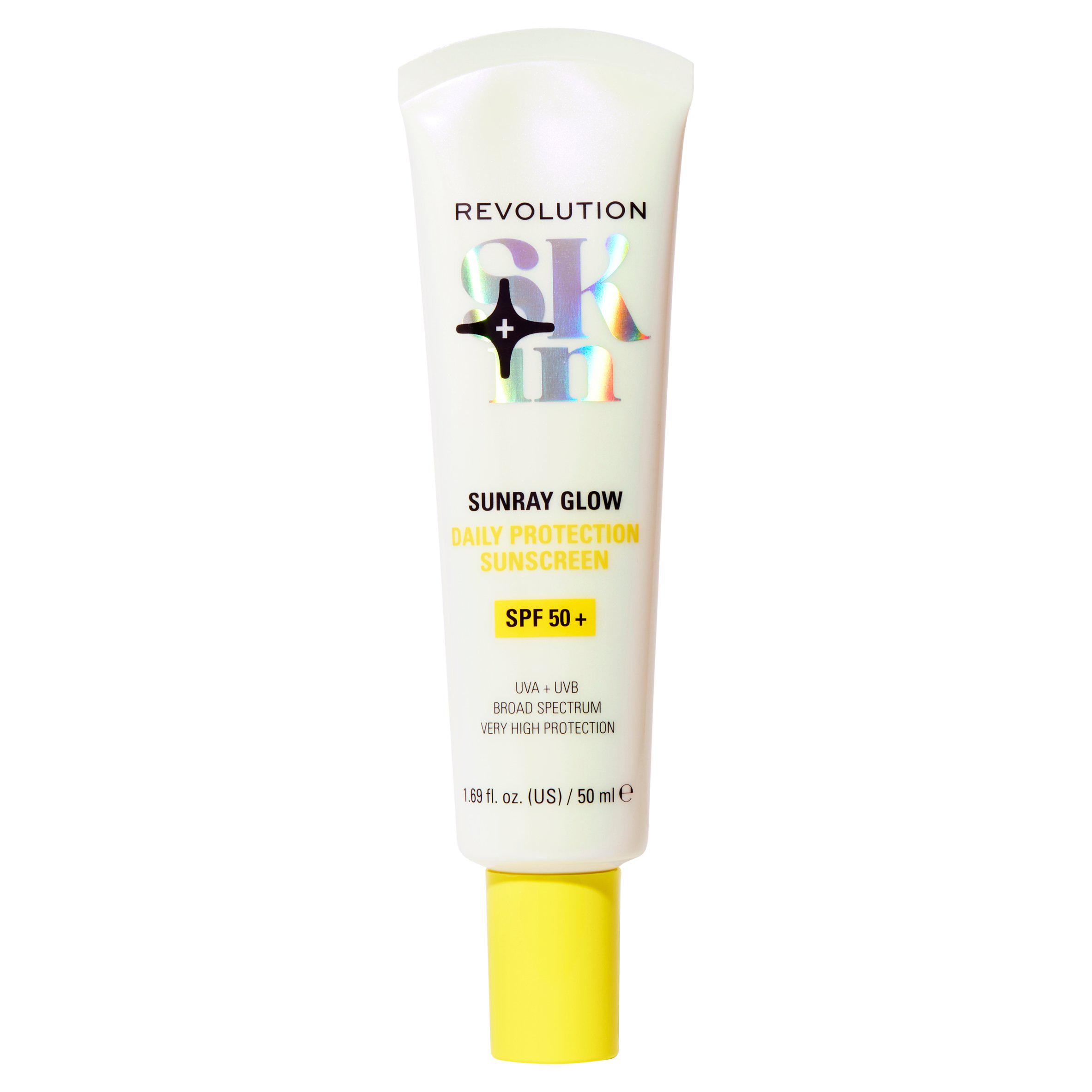 Revolution Skin Sunray Glow Daily Protection Sunscreen SPF 50+ 50ml