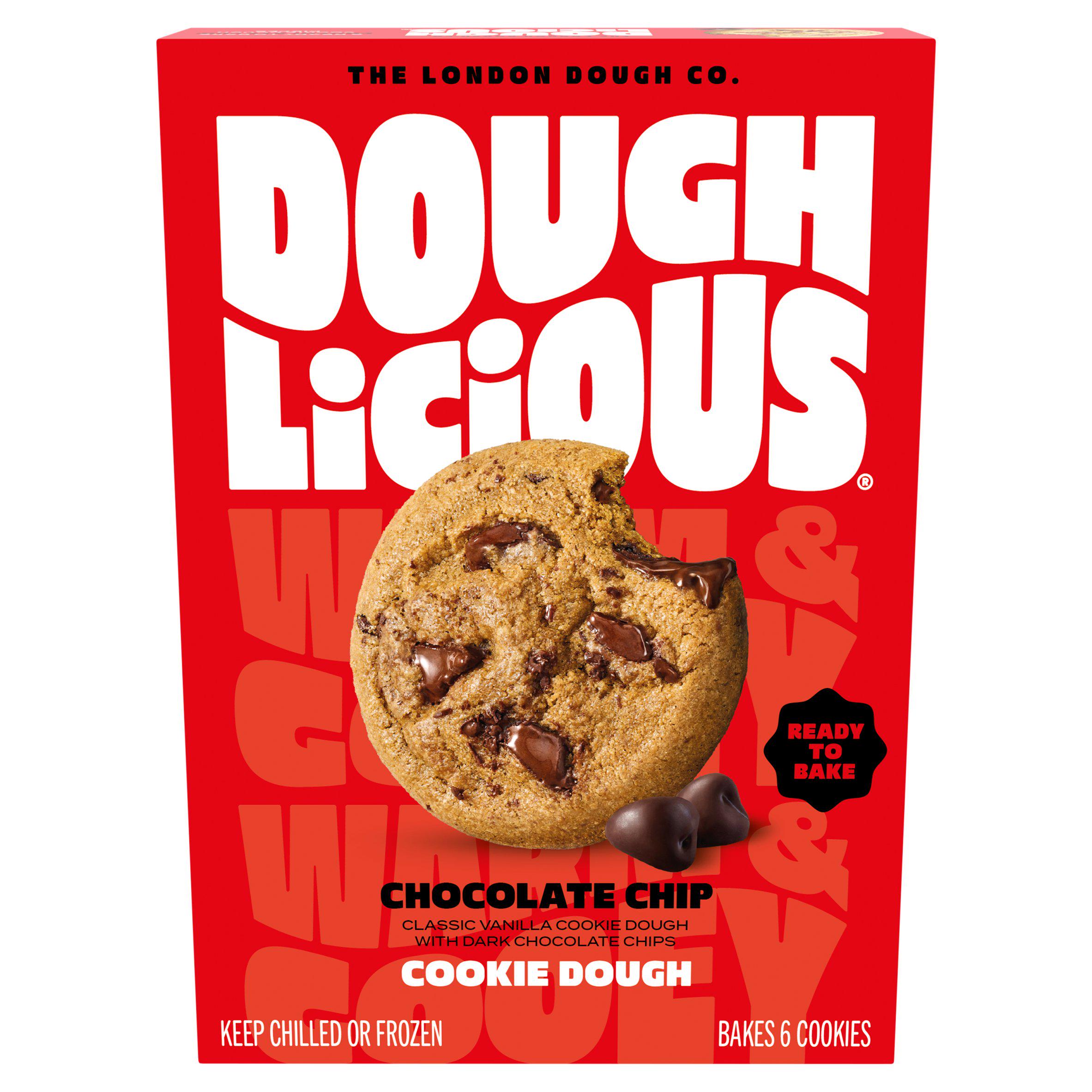 Doughlicious Chocolate Chip Ready to Bake Cookie Dough