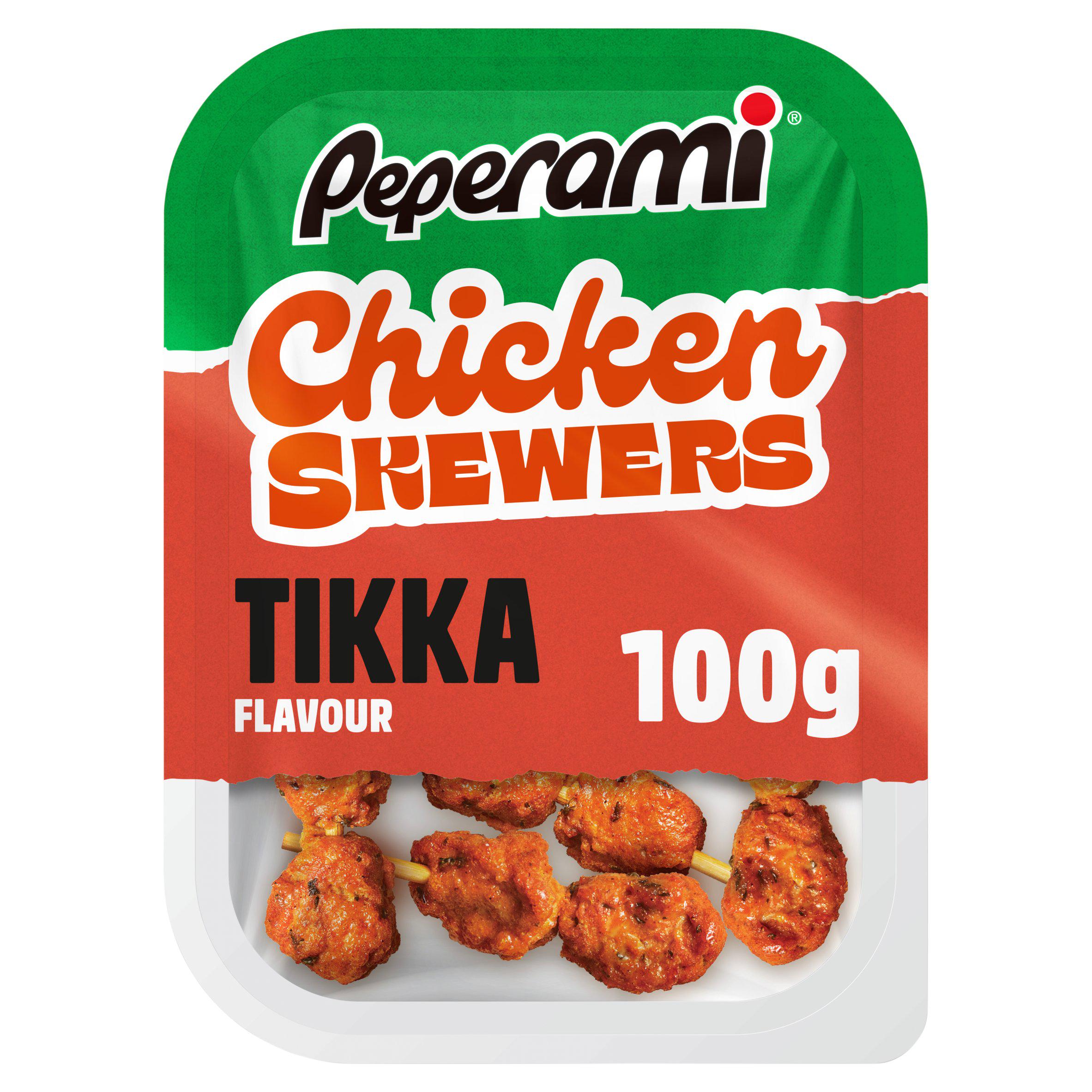 Peperami Tikka Flavour Chicken Skewers 100g