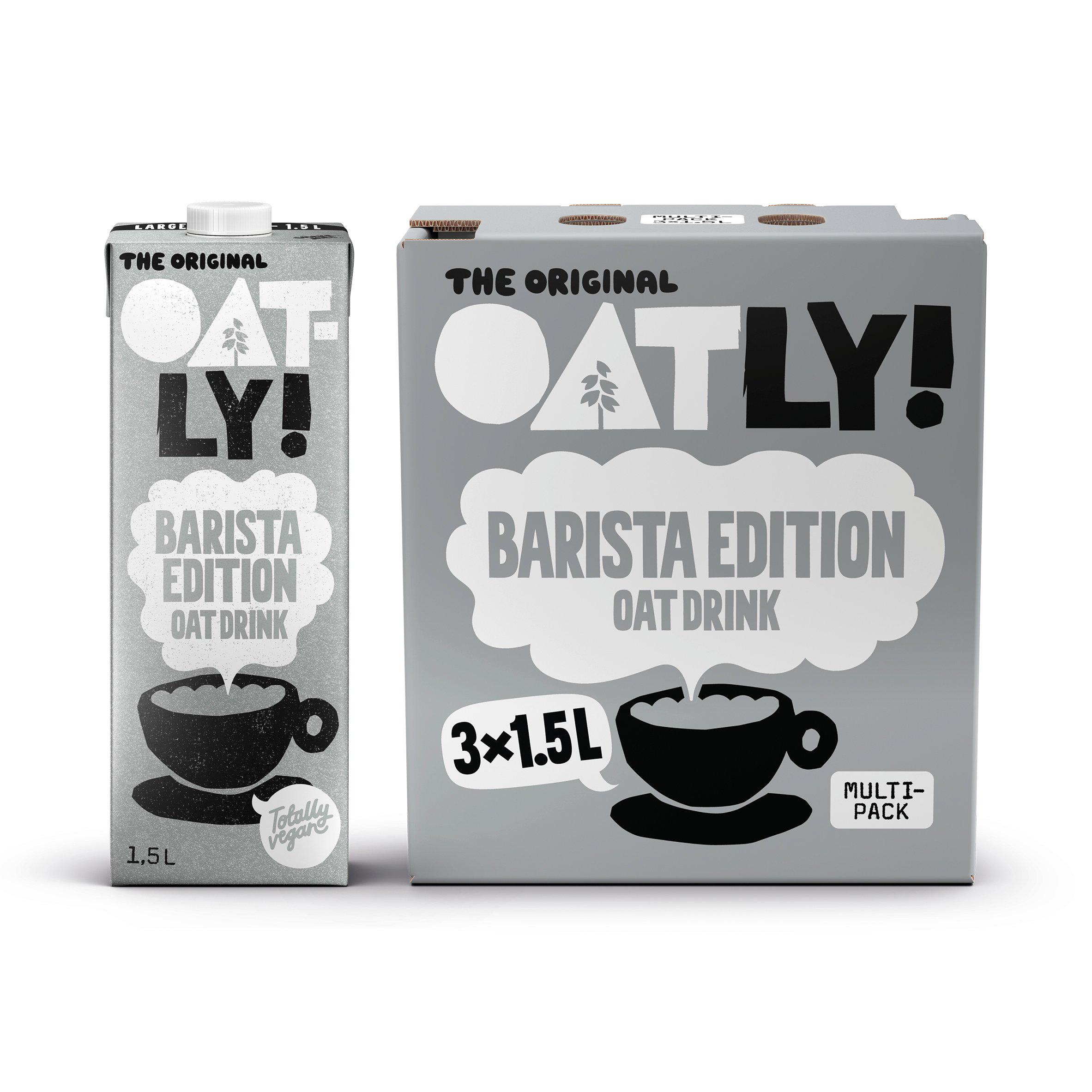 Oatly Oat Drink Multipack, Barista Edition 3 x 1.5L