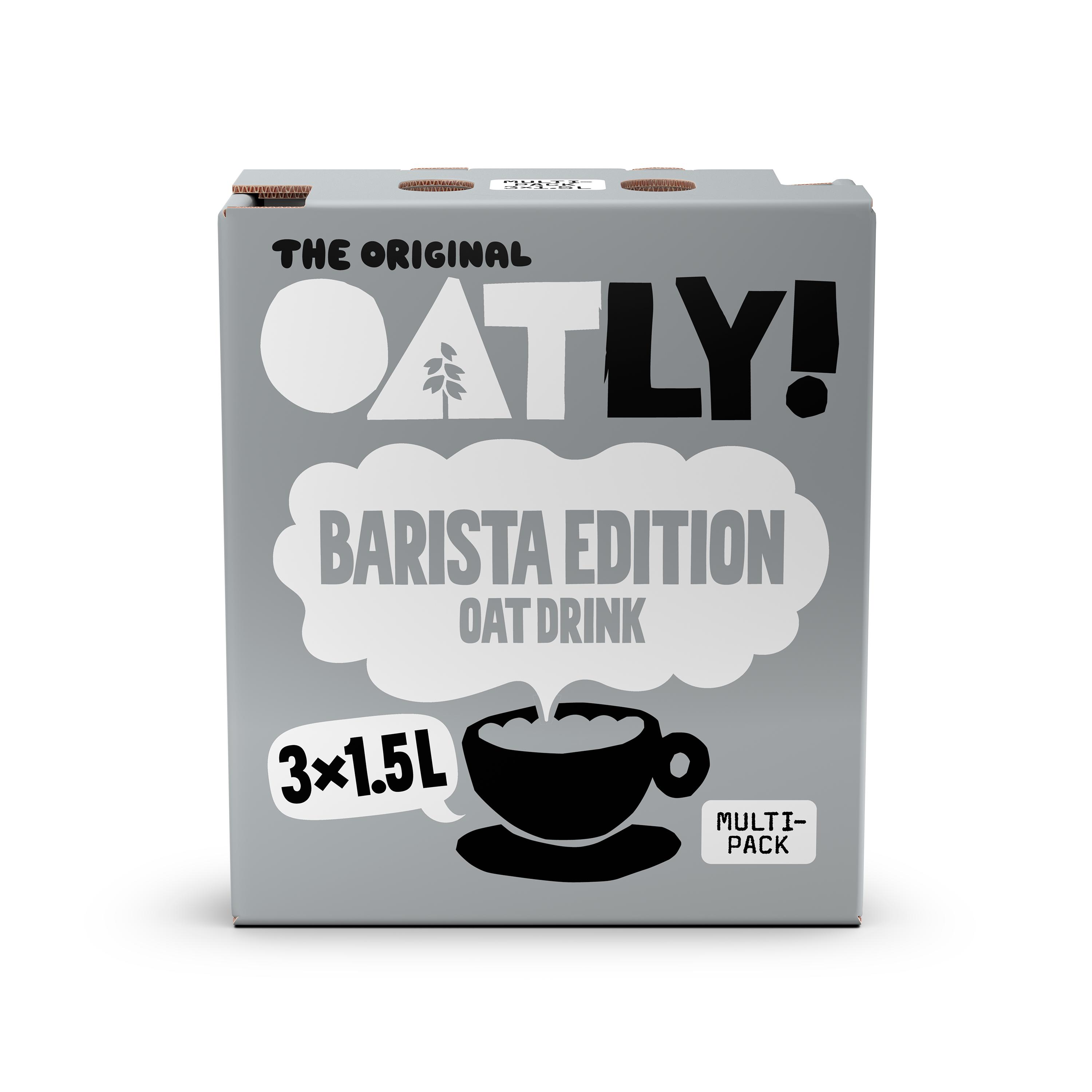 Oatly Oat Drink Multipack, Barista Edition 3 x 1.5L thumbnail 2