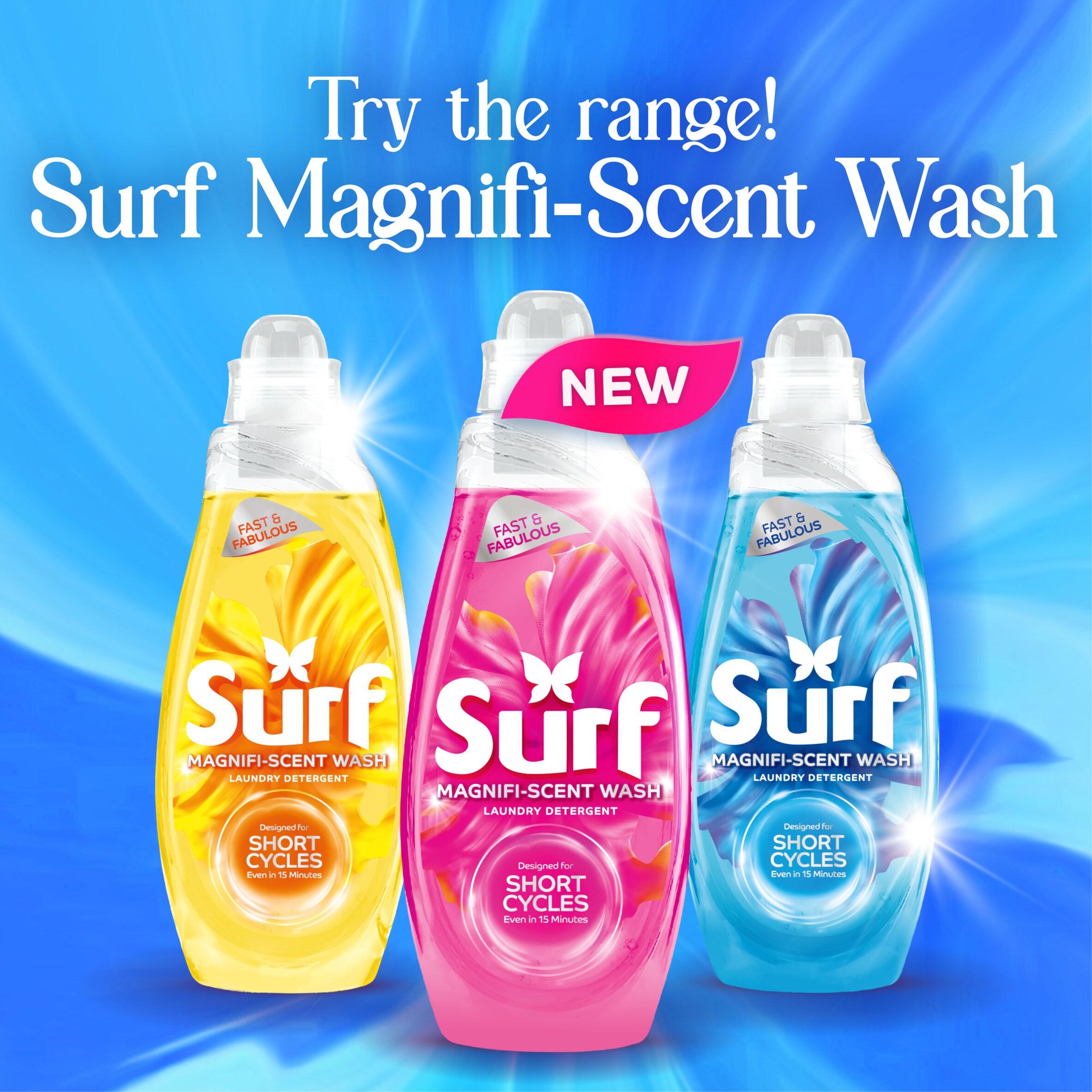 Surf Magnifi Scent Wash Laundry Liquid Aqua Bliss 31 Washes 837ml thumbnail 3