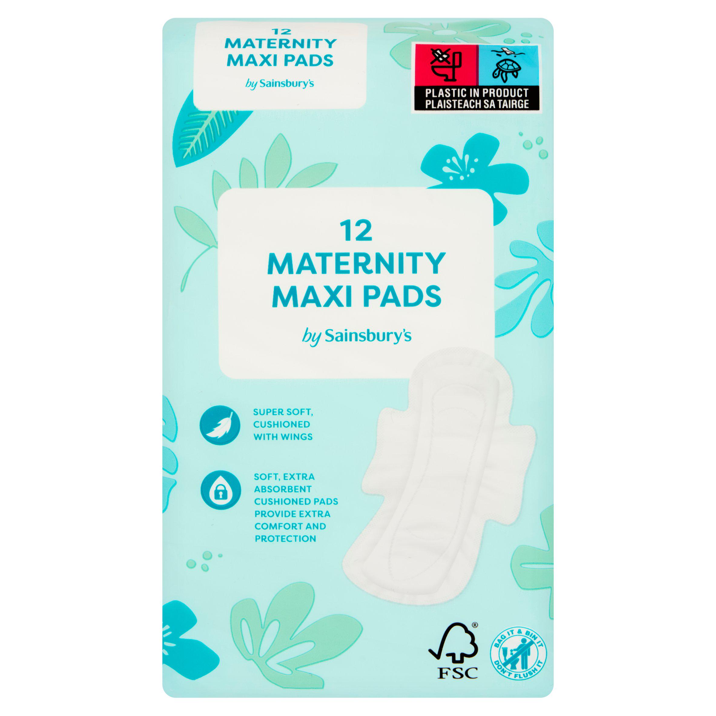 Sainsbury's 12 Maternity Towels