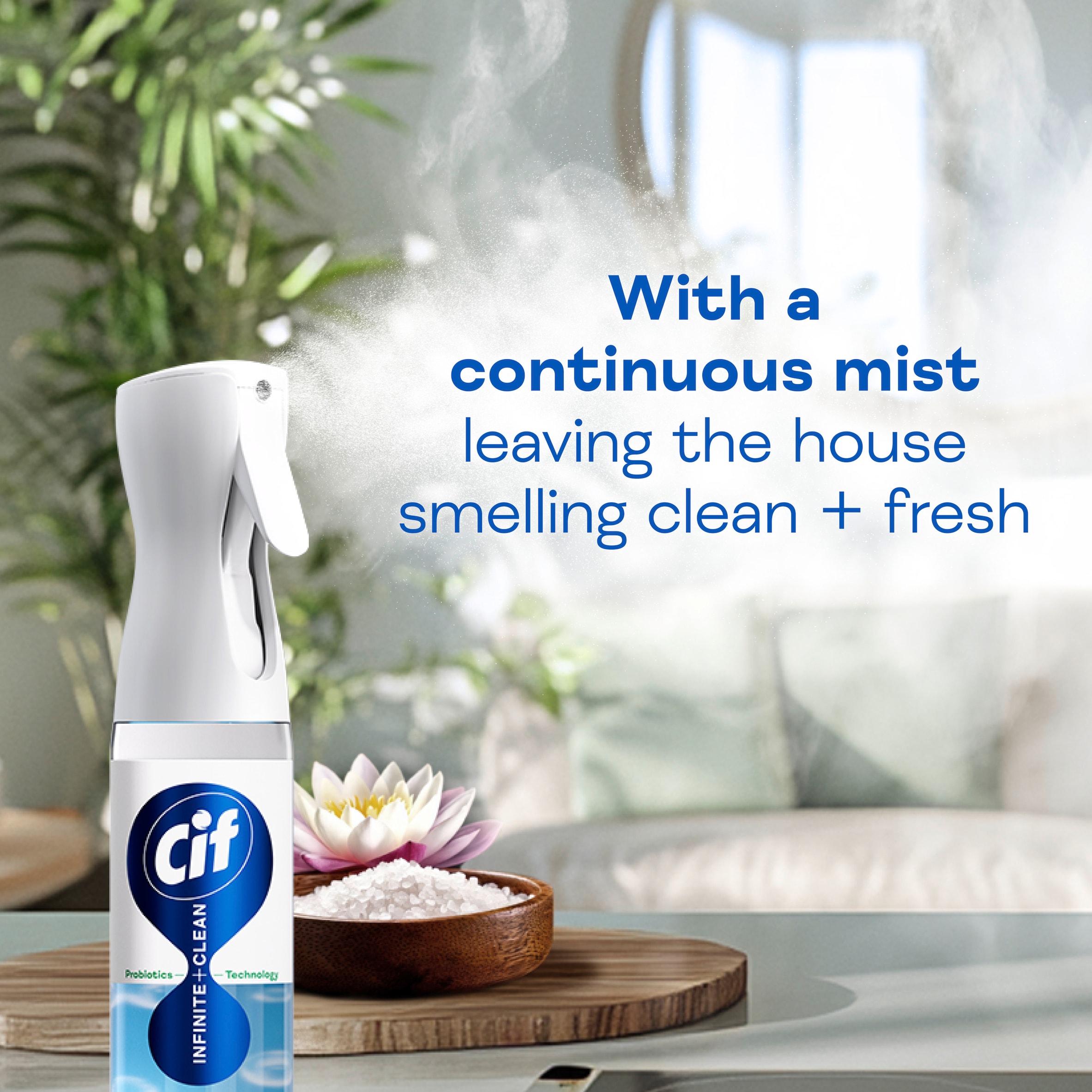 Cif Infinite Clean All in One Cleaner Spray Sensitive Lotus & Mineral Salt 280ml thumbnail 4