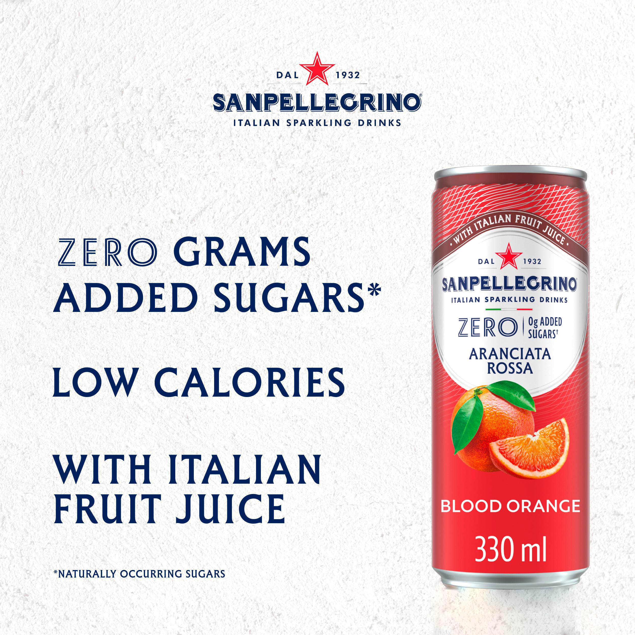 San Pellegrino Zero Blood Orange 4 x 330ml thumbnail 2