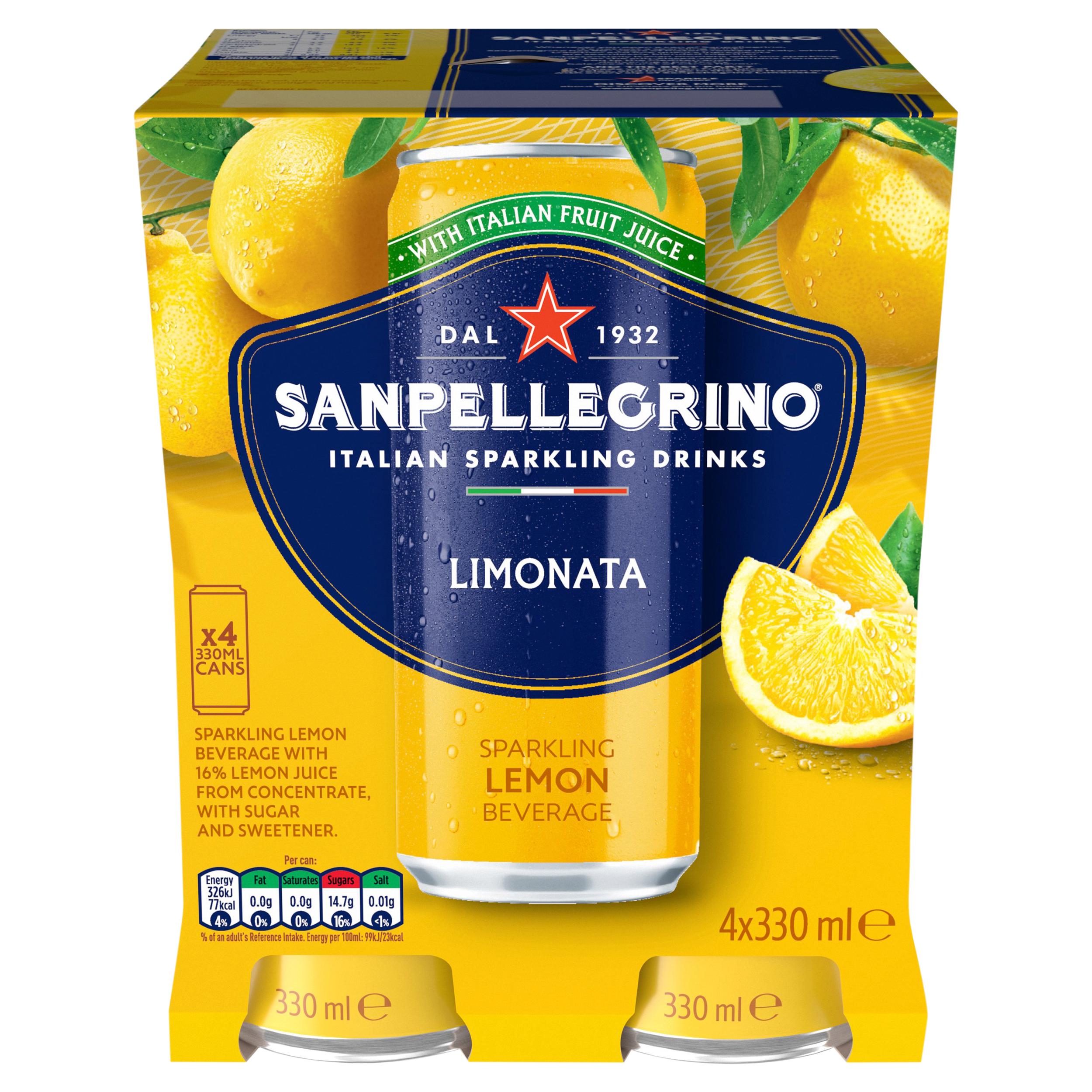 San Pellegrino Lemon 4 x 330ml thumbnail 3