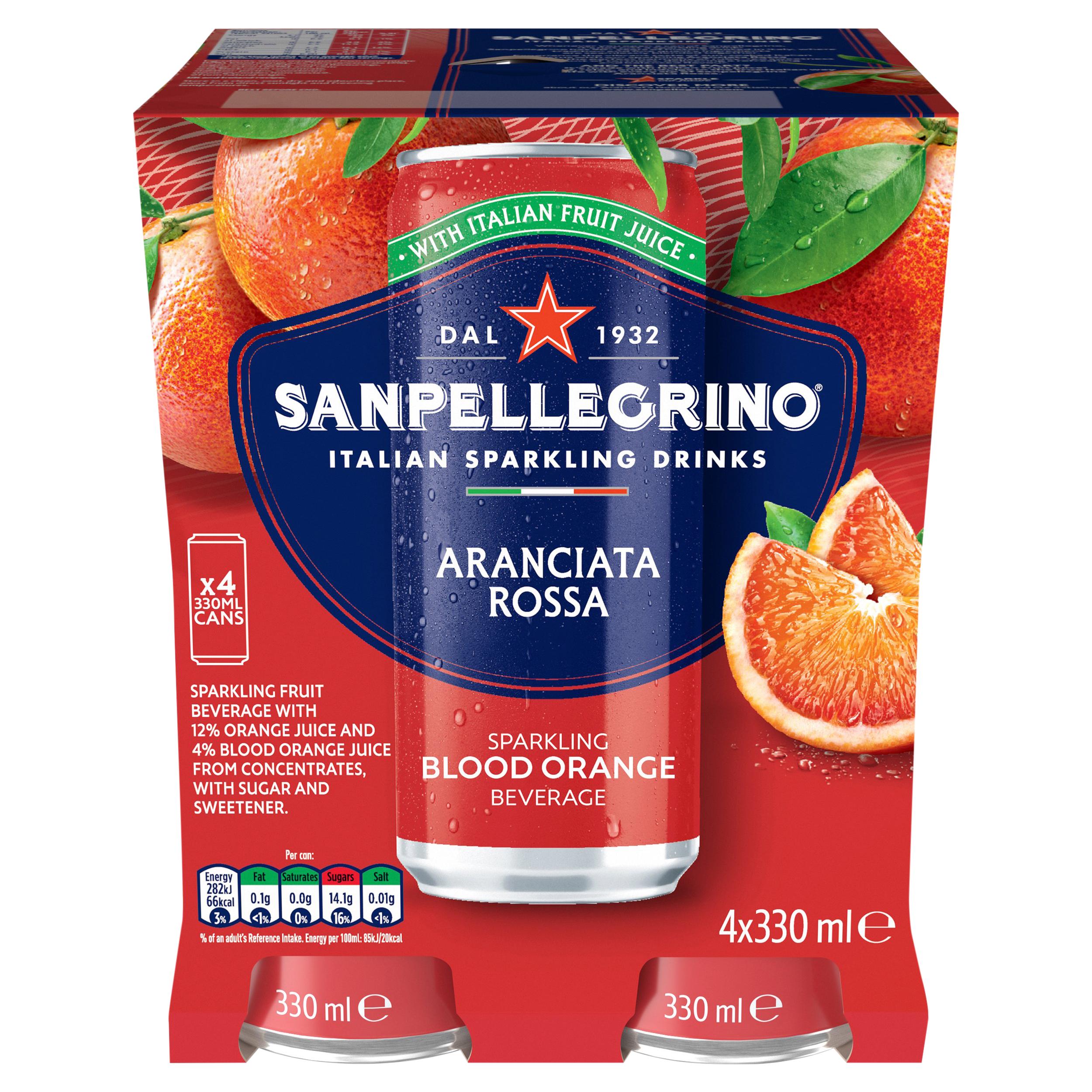 San Pellegrino Blood Orange 4 x 330ml thumbnail 3