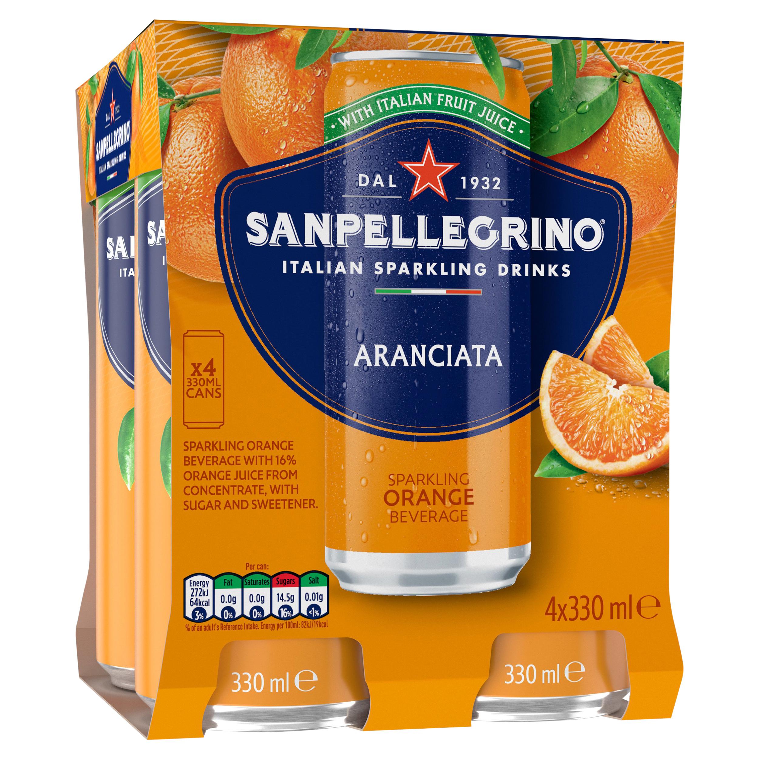San Pellegrino Orange 4 x 330ml thumbnail 4