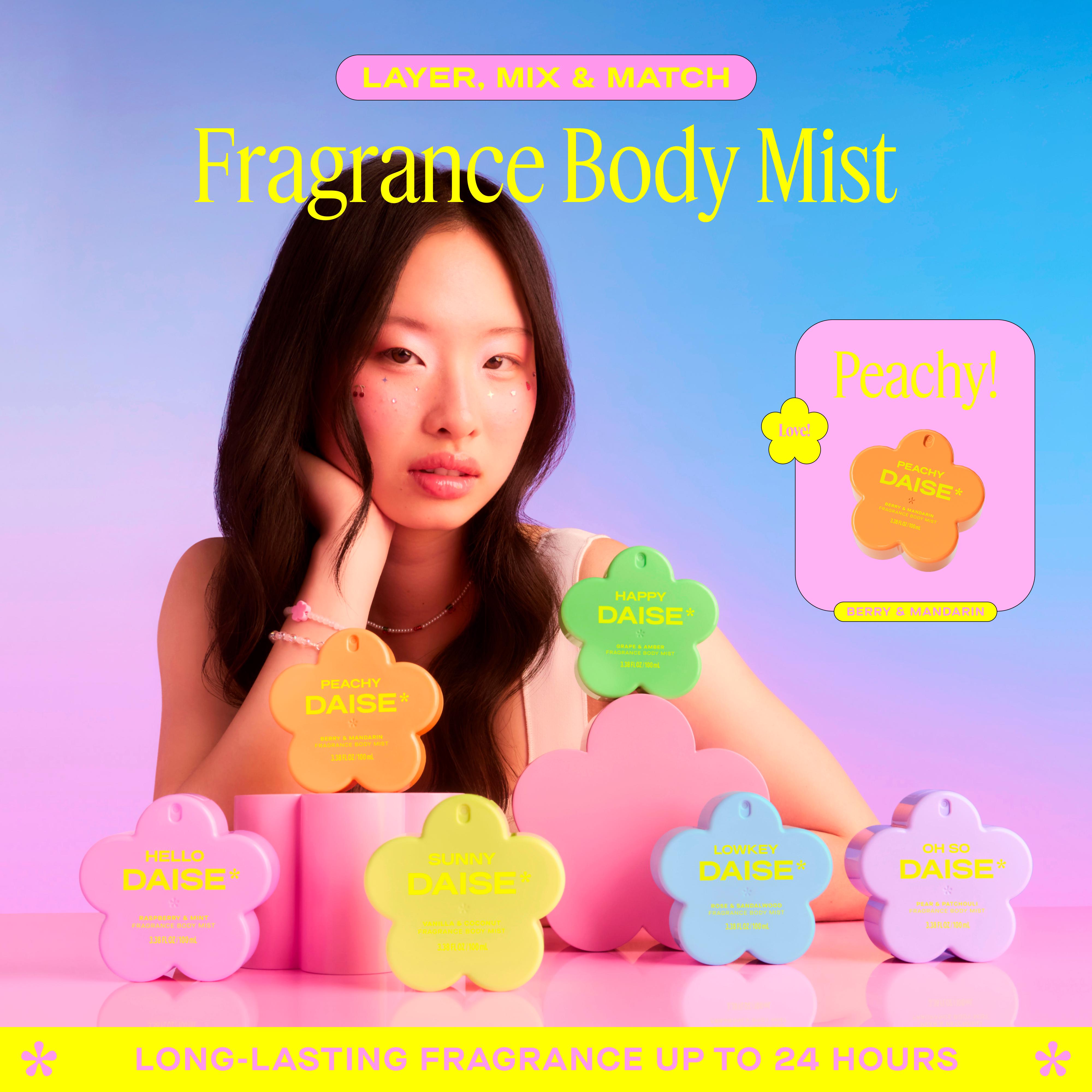 Daise Fragrance Body Mist in Berry & Mandarin 100ml thumbnail 5