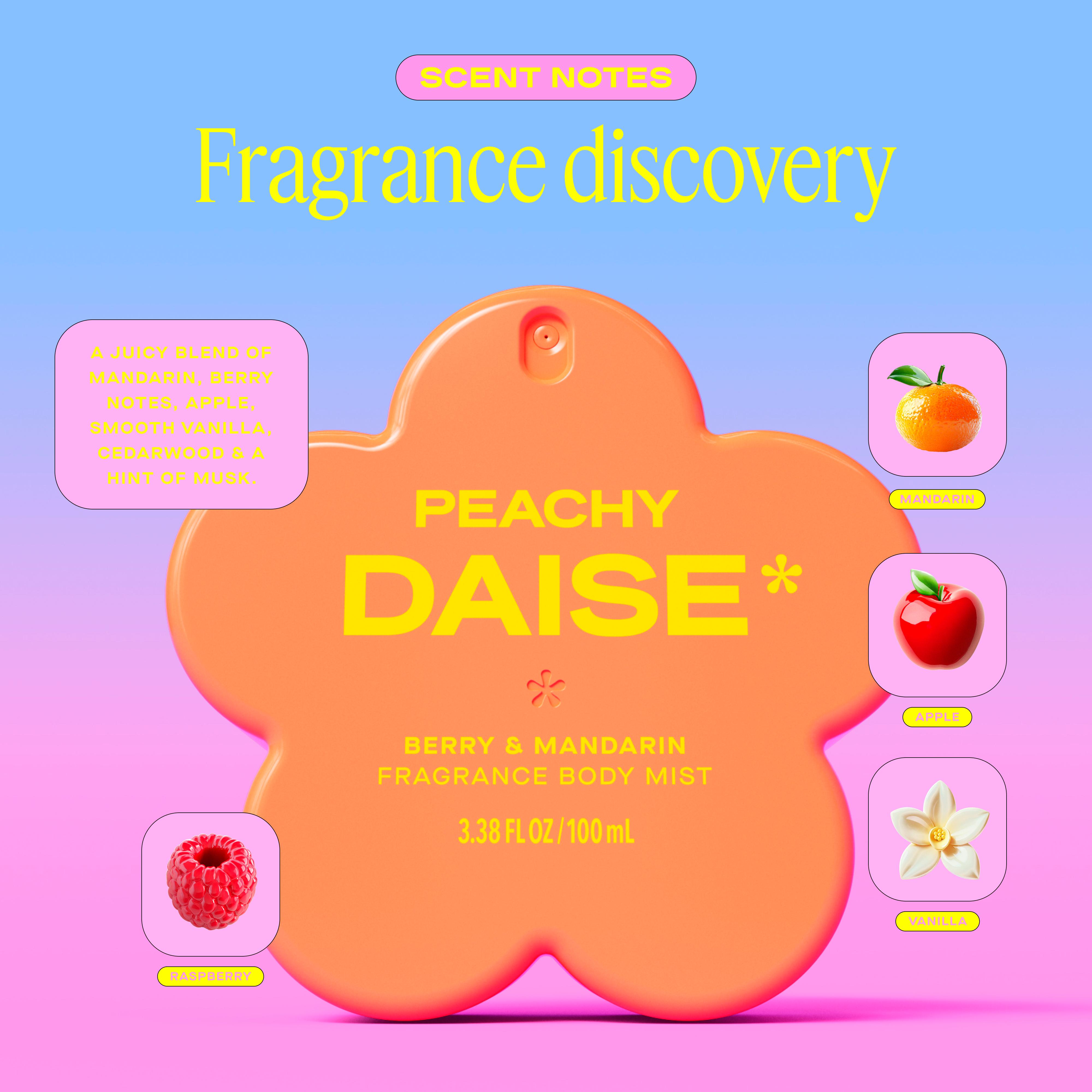 Daise Fragrance Body Mist in Berry & Mandarin 100ml thumbnail 6