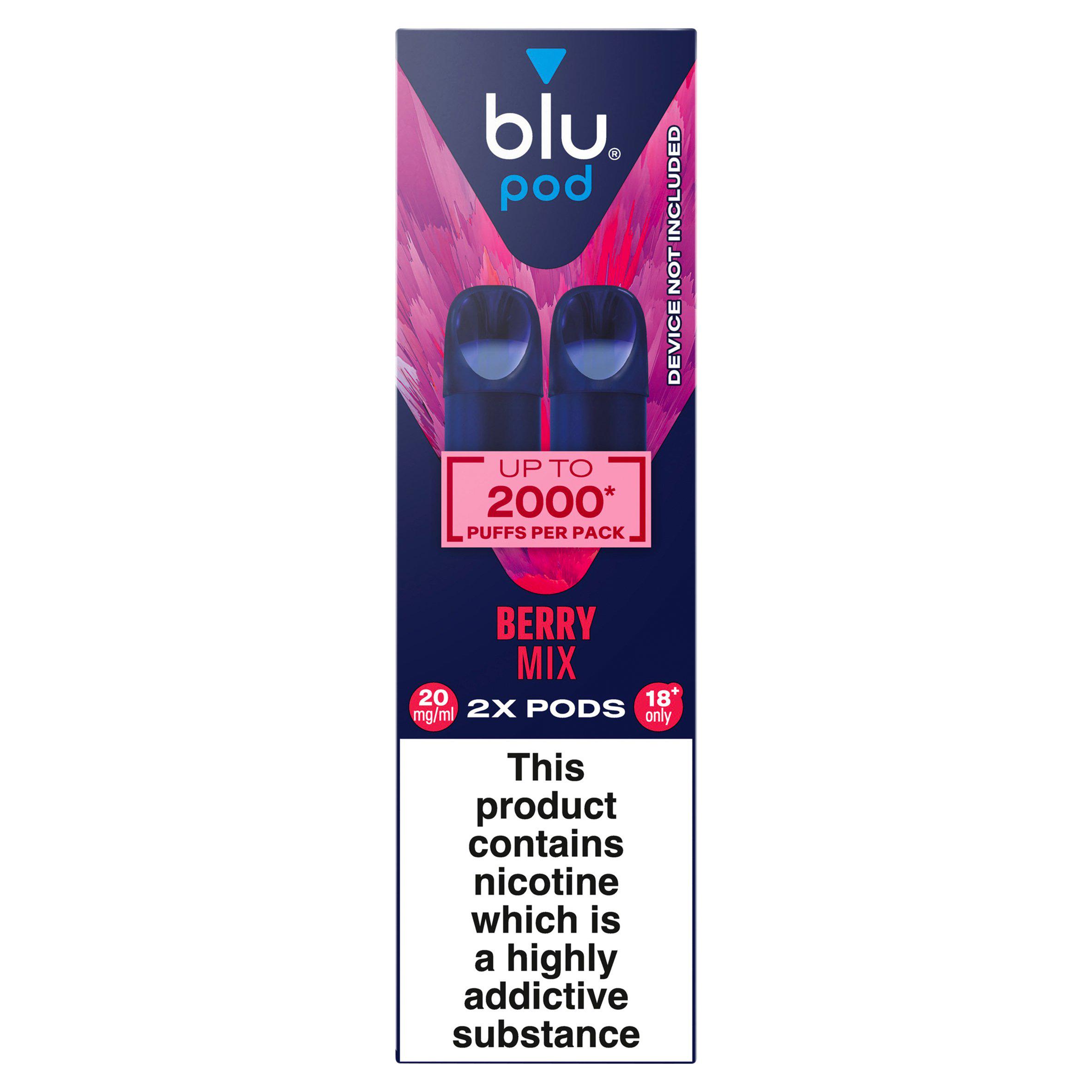 Blu pod Berry Mix 20mg/ml 2 x 2ml